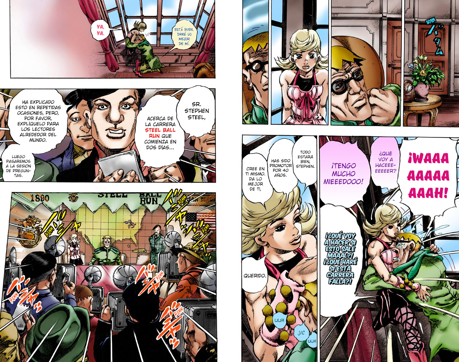 JoJo no Kimyou na Bouken: Steel Ball Run(Official Colored) Steel Ball Run - Conferencia de prensa 第19页