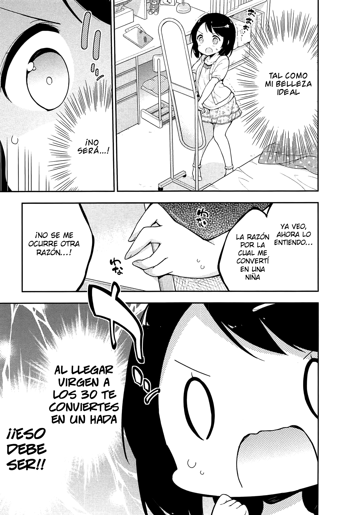 Joshi Shougakusei Hajimemashita Dícese de que ser virgen hasta los 30 te vuelve un hada 第13页