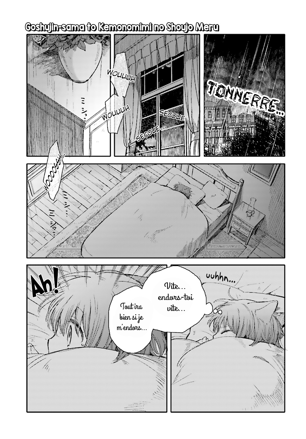 Goshujin-sama to Kemonomimi no Shoujo Meru A storming night 第5页