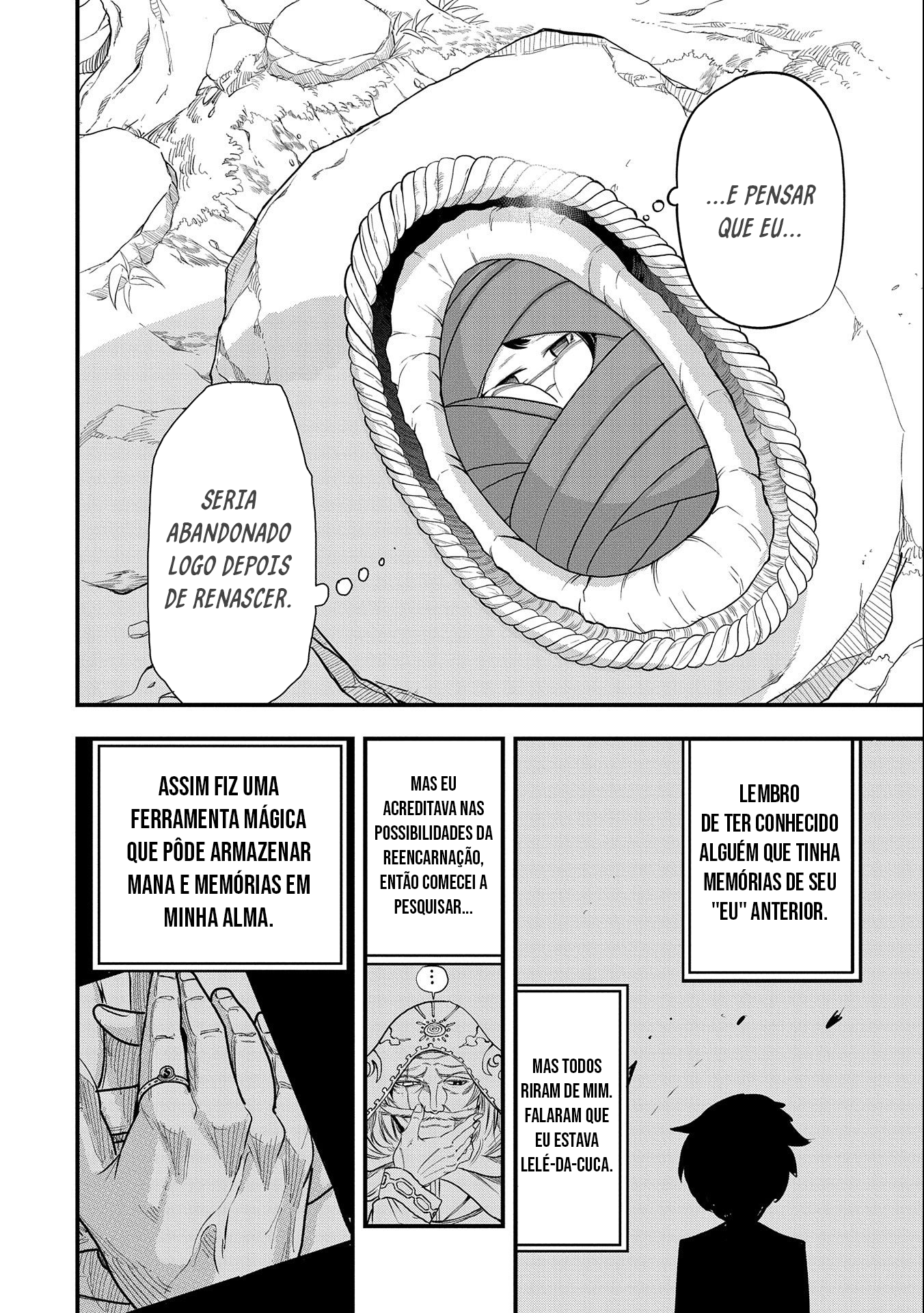 Umareta Chokugo ni Suterareta kedo, Zense ga Daikenja Datta node Yoyuu de Ikitemasu ~Saikyou Akachan Daibousou~ Reencarnação 第18页