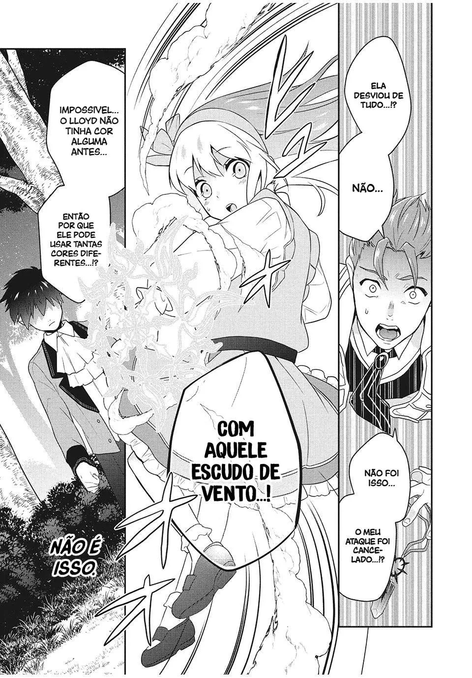 Roku-hime wa Kami Goei ni Koi wo Suru ~Saikyou no Shugo Kishi, Tenseishite Mahou Gakuen ni Iku~ Um garoto sem cor 第49页