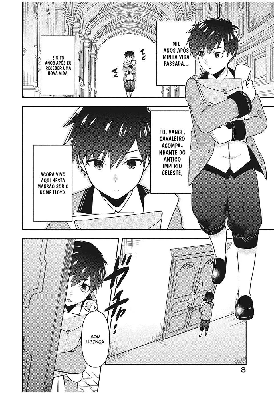 Roku-hime wa Kami Goei ni Koi wo Suru ~Saikyou no Shugo Kishi, Tenseishite Mahou Gakuen ni Iku~ Um garoto sem cor 第6页