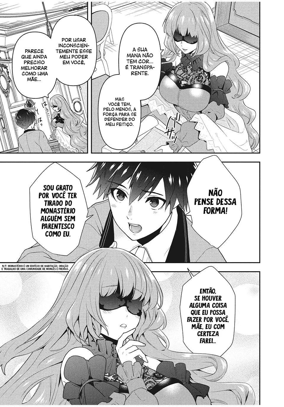 Roku-hime wa Kami Goei ni Koi wo Suru ~Saikyou no Shugo Kishi, Tenseishite Mahou Gakuen ni Iku~ Um garoto sem cor 第9页