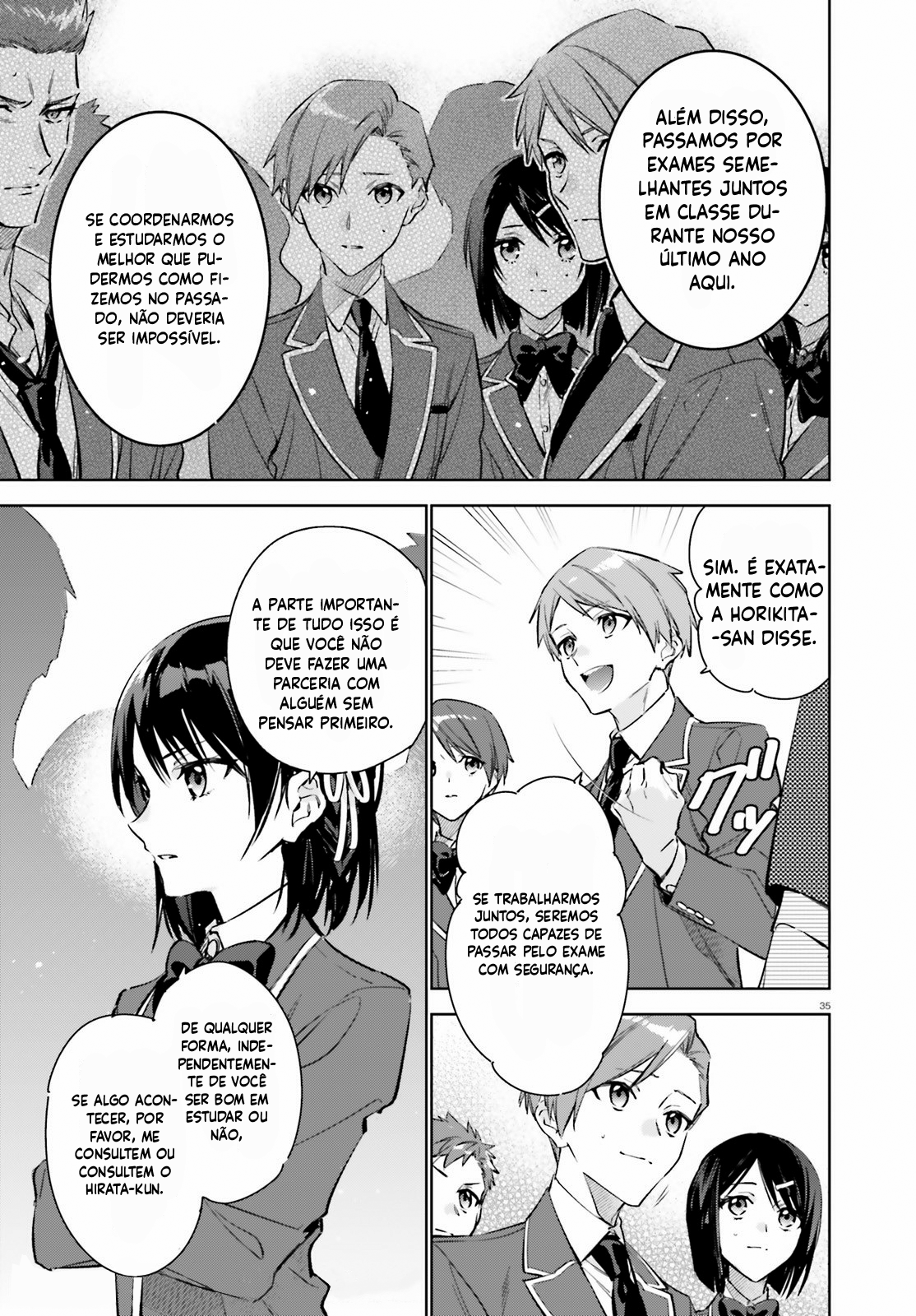 Youkoso Jitsuryoku Shijou Shugi no Kyoushitsu e: 2-nensei-hen Sala 1 第35页