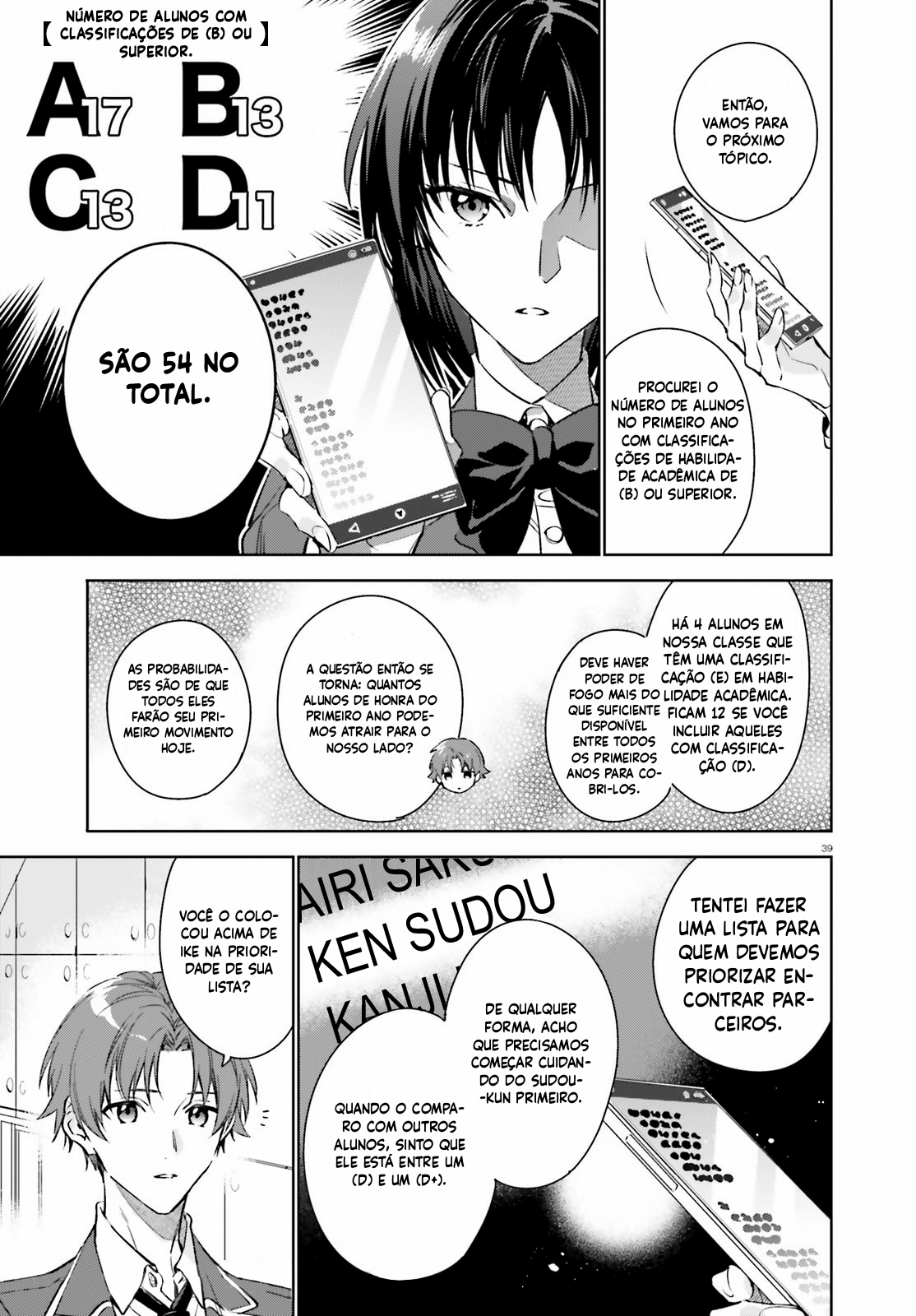 Youkoso Jitsuryoku Shijou Shugi no Kyoushitsu e: 2-nensei-hen Sala 1 第39页