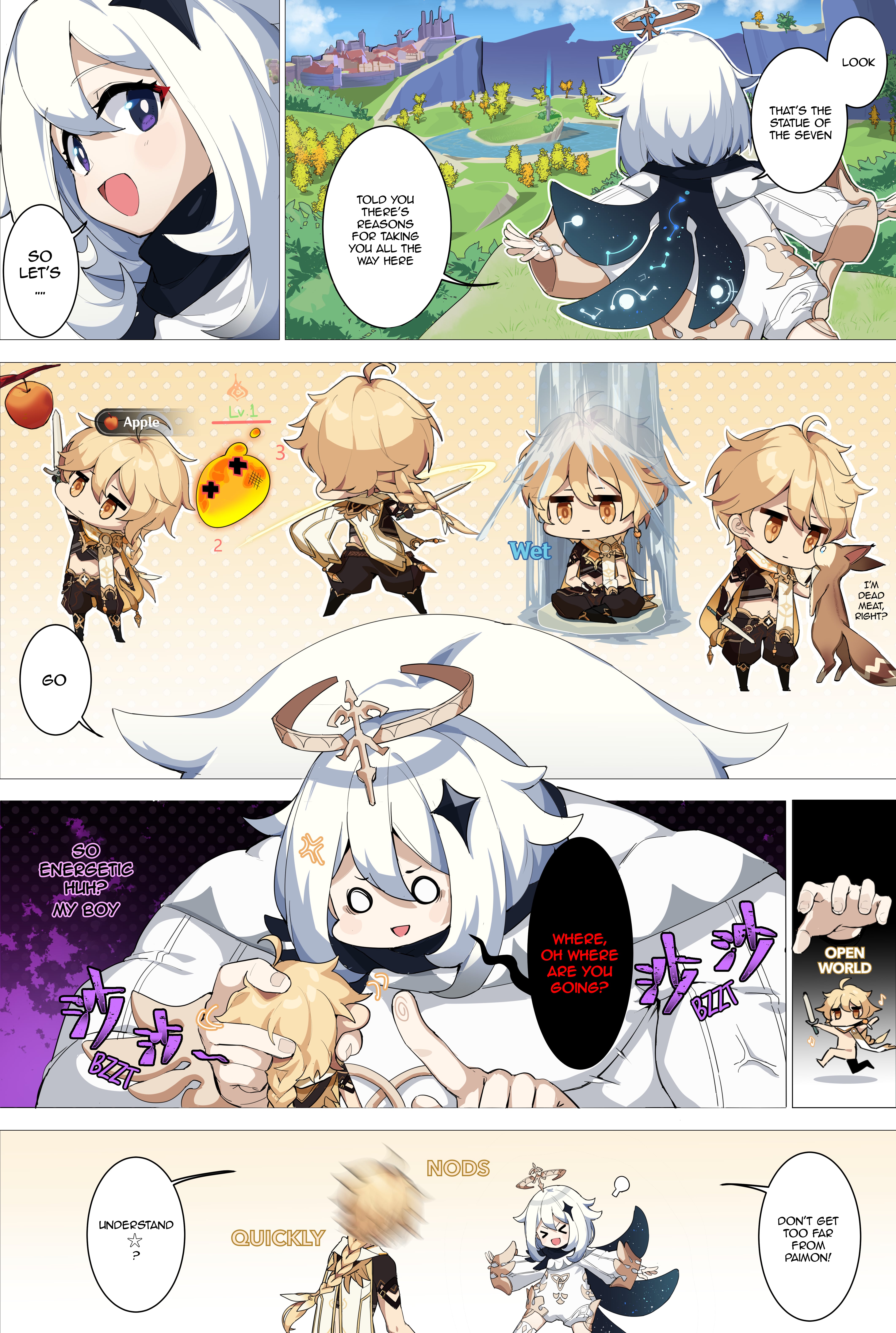 Genshin Impact 4-koma Journey Begins 第2页