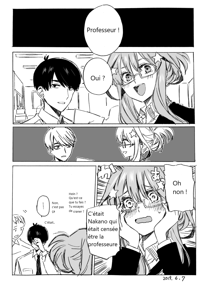 5Toubun no Hanayome - Edamame's 5Toubun no Hanayome Collection (Doujinshi) Professeur ! 第1页