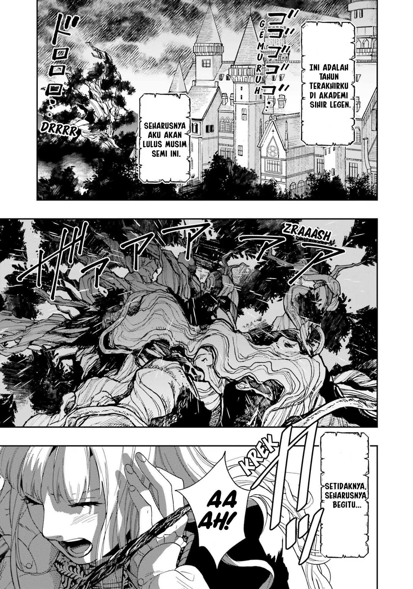 Shinimodori no Mahou Gakkou Seikatsu o, Moto Koibito to Prologue kara (※Tadashi Koukando wa Zero) Upacara Masuk Sekolah Keduaku 第16页