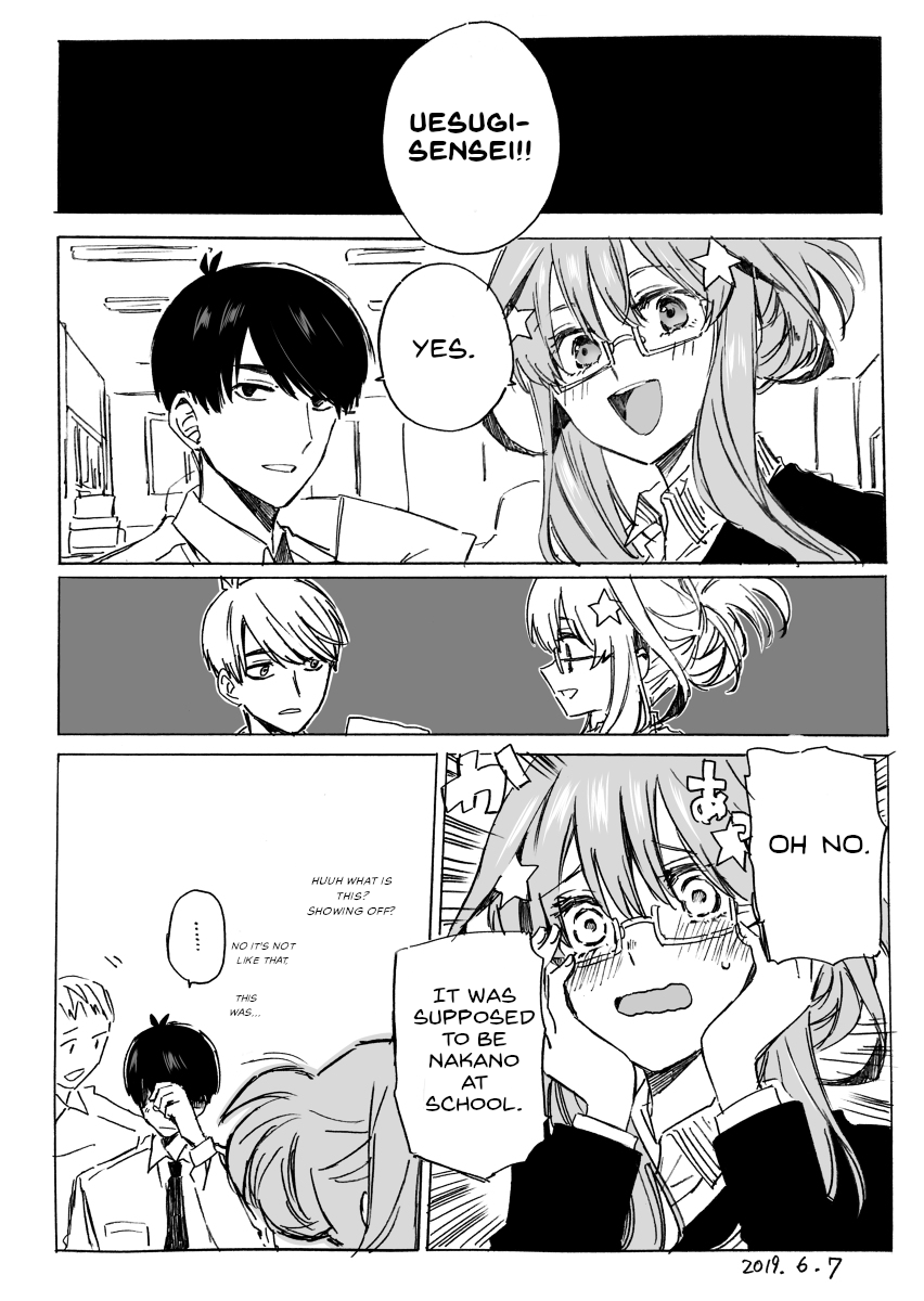 5Toubun no Hanayome - Edamame's 5Toubun no Hanayome Collection (Doujinshi) Uesugi Sensei 第1页