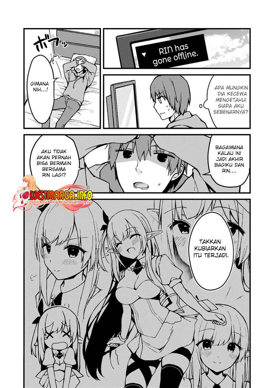 Netoge no Yome ga Ninki Idol datta: Cool kei no Kanojo wa Genjitsu demo Yome no Tsumori de Iru Rin & Mizuki Rinka 第34页