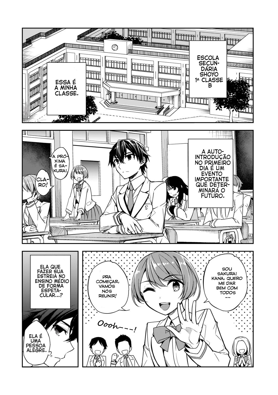 Ore ni Trauma wo Ataeta Joshi-tachi ga Chirachira Mitekuru kedo, Zannen desuga Teokure desu "Estou saindo da escola" 第6页