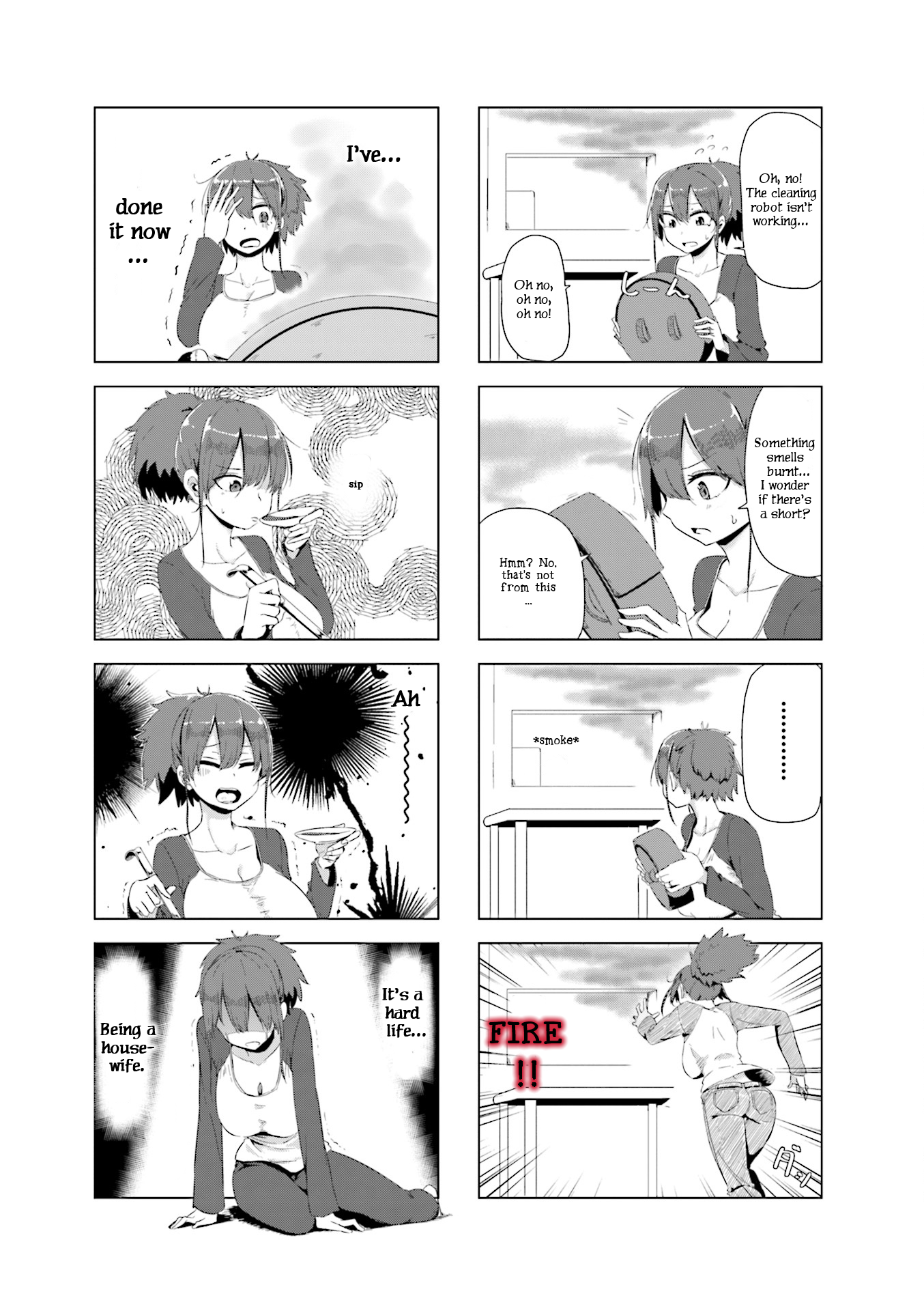 Oku-sama wa Niizuma-chan Shufu tte Taihenda. "It's a Hard Life Being a Housewife" 第7页