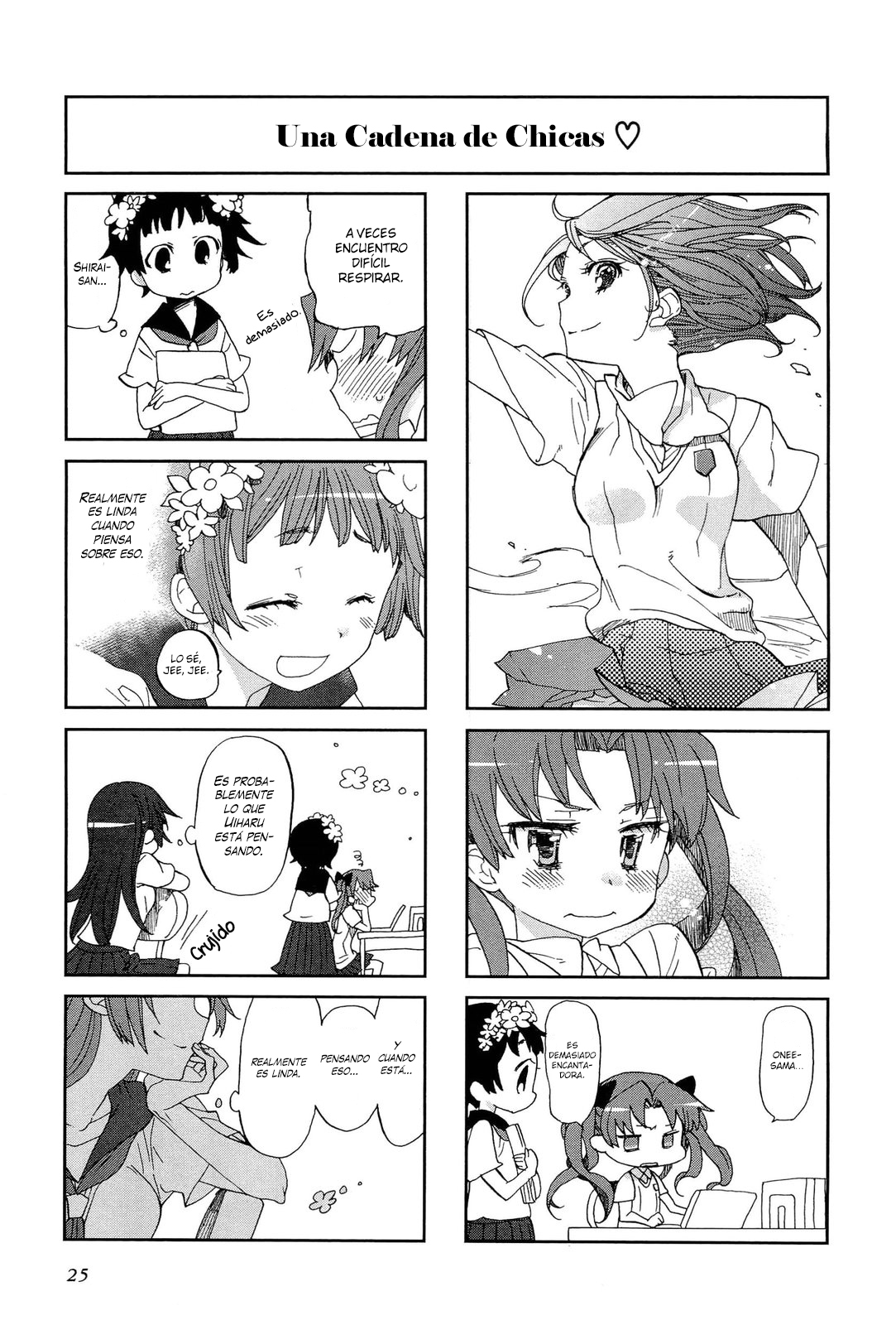 4-koma Koushiki Anthology - Toaru Kagaku no Railgun x Toaru Majutsu no Index El Boleto de Ida al Edén de al Lado 第6页