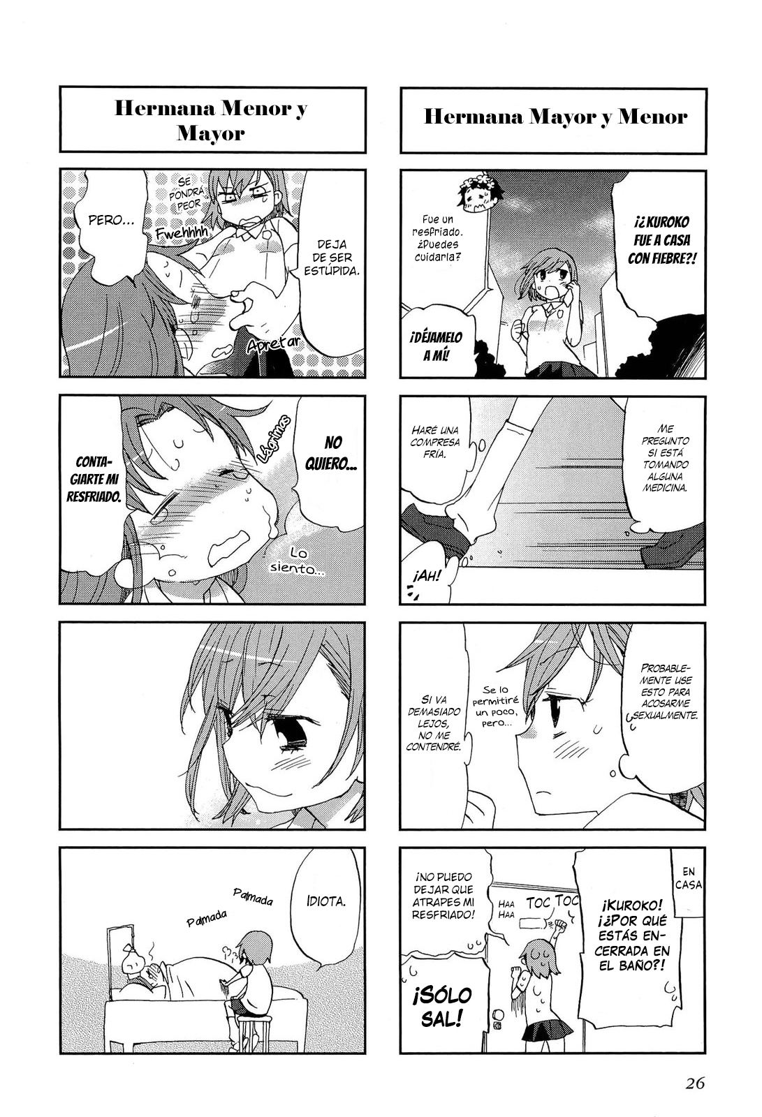 4-koma Koushiki Anthology - Toaru Kagaku no Railgun x Toaru Majutsu no Index El Boleto de Ida al Edén de al Lado 第7页