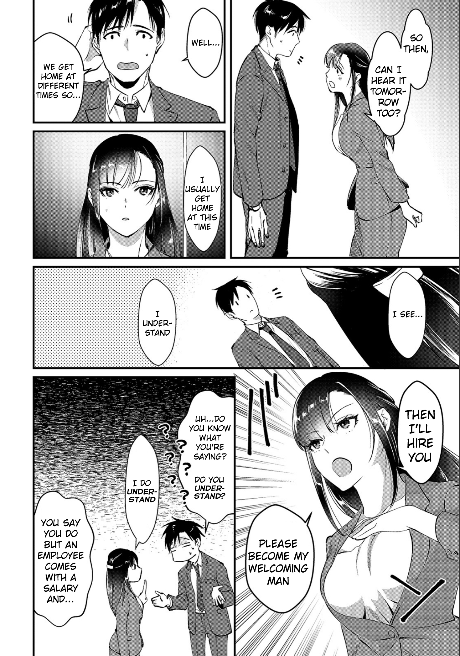 Tsuki 50-man Moratte mo Ikigai no nai Tonari no Onee-san ni 30-man de Yatowarete "Okaeri" tte Iu Oshigoto ga Tanoshii Saotome-san from next door 第18页