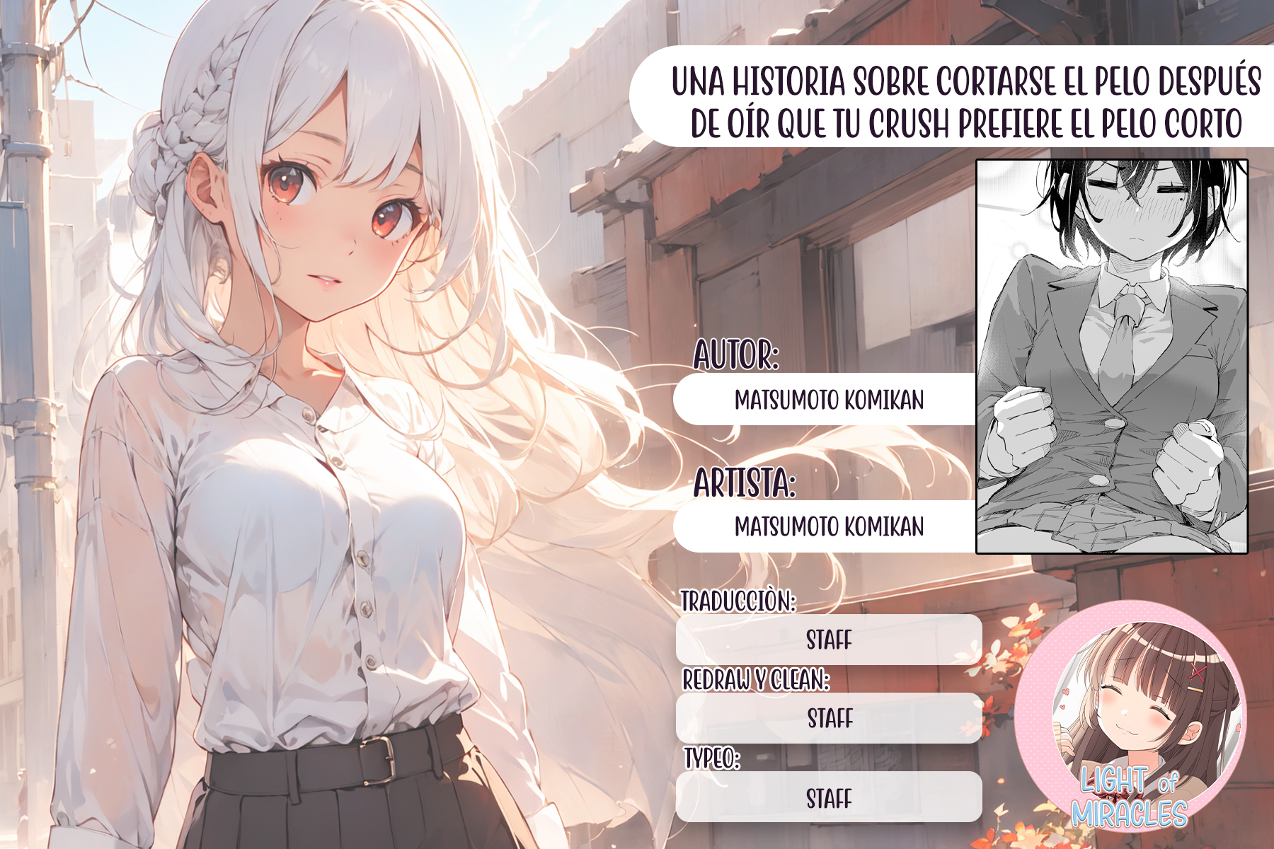 Cutting Her Hair After Finding out That the Person She Likes, Likes Short Cuts Ch. 1 第1页