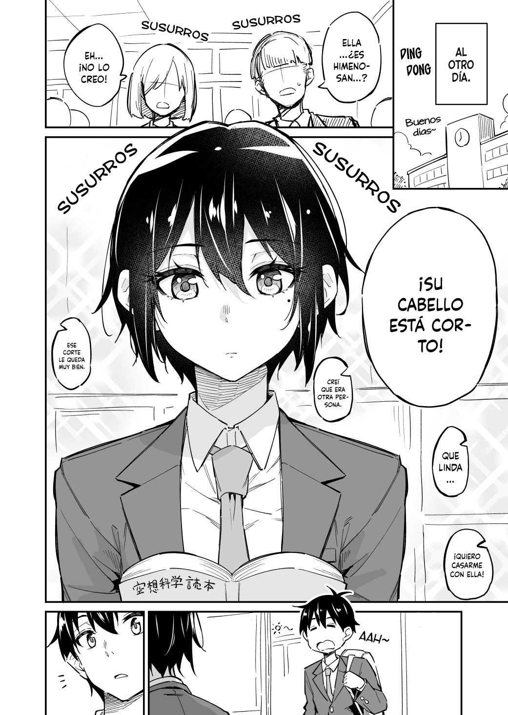 Cutting Her Hair After Finding out That the Person She Likes, Likes Short Cuts Ch. 1 第3页