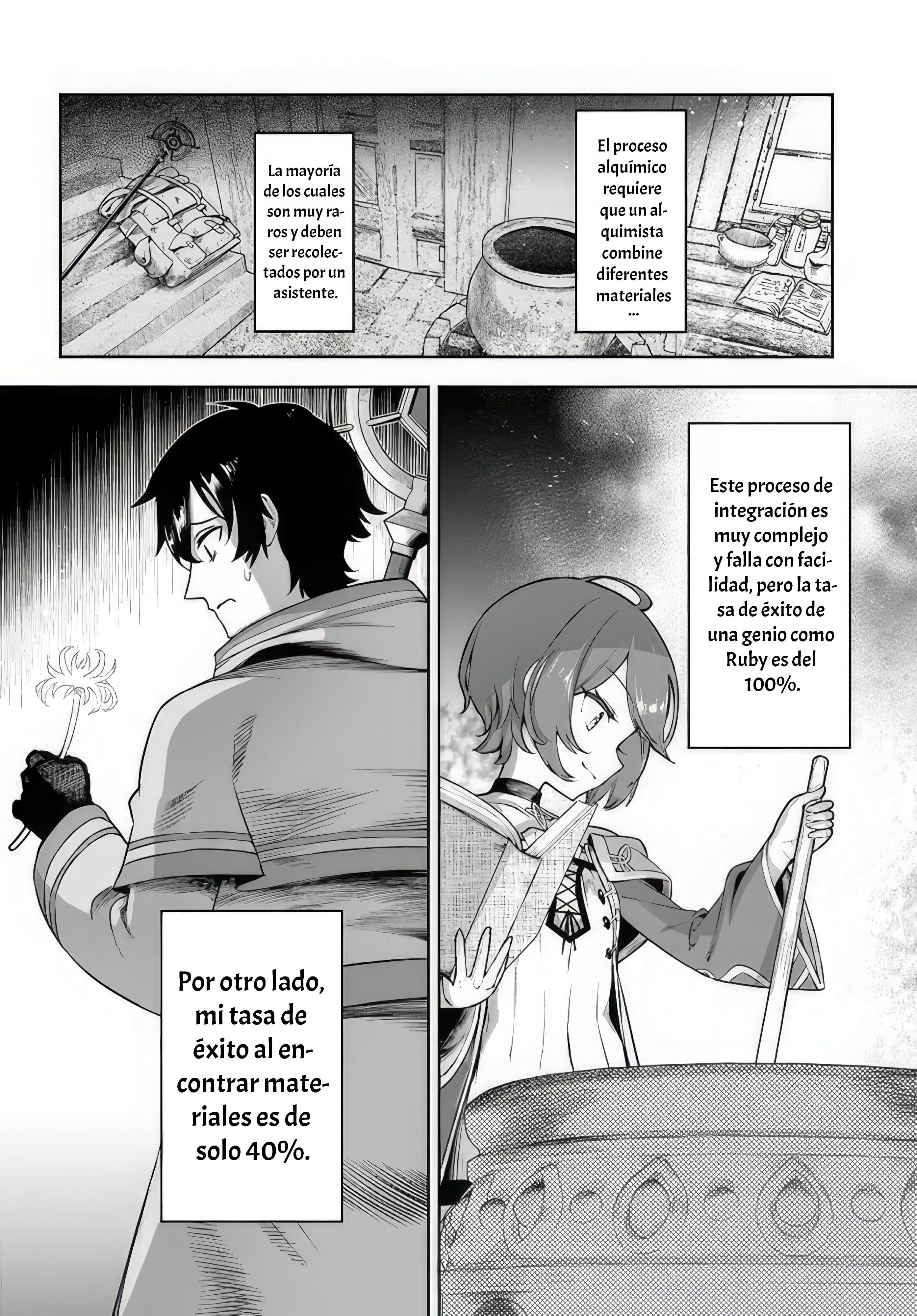 Ore Igai Dare mo Saishu Dekinai Sozai na no ni "Sozai Saishuritsu ga Hikui" to Pawahara suru Osananajimi Renkinjutsushi to Zetsuen shita Senzoku Madoushi, Henkyou no Machi de Slow Life wo Okuritai. Una Genio Alquimista y Un Asistente Incompetente 第7页