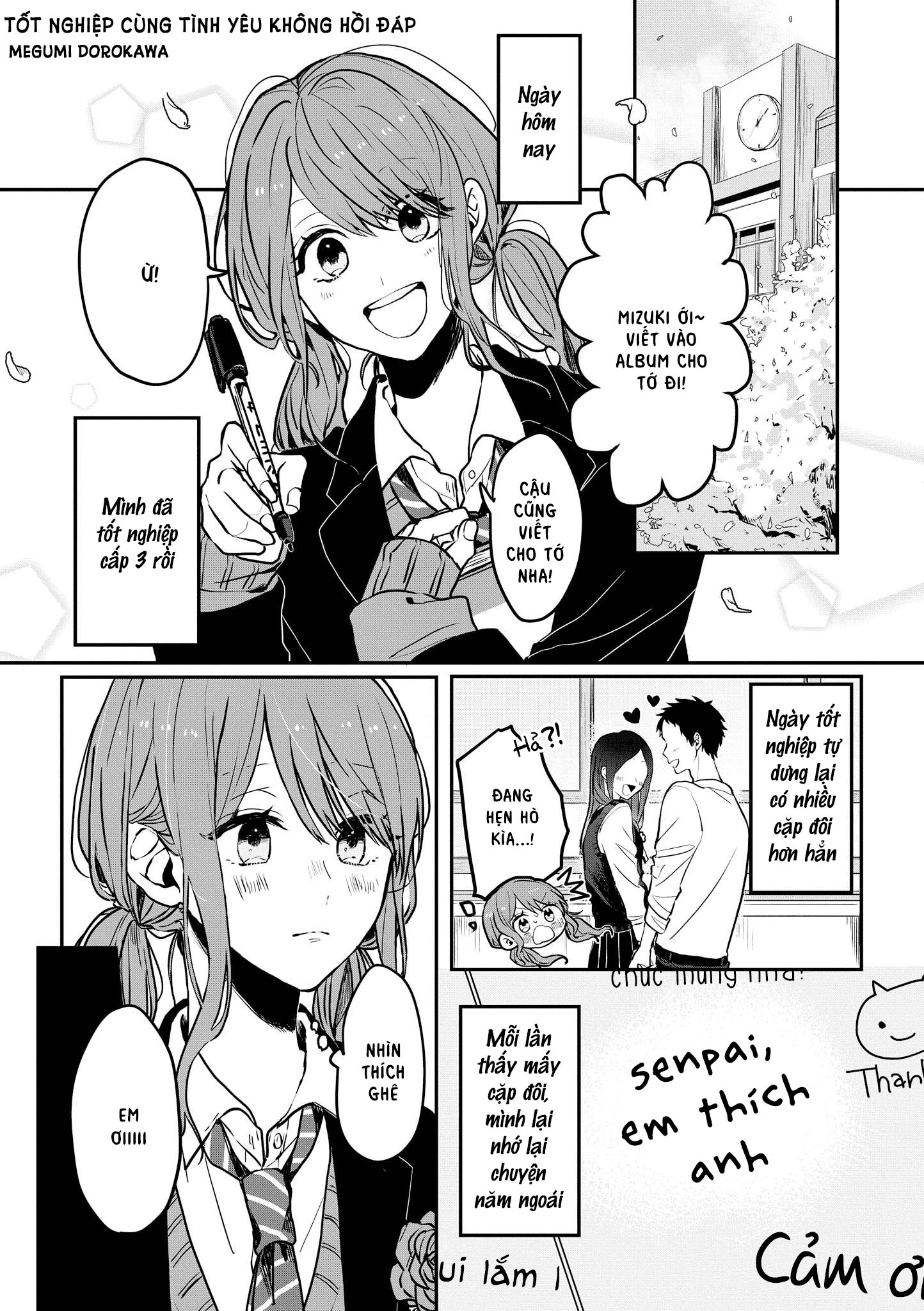 "Touto Sugite Yome na ~a~a~a~a~a~a i!!" 4P Short Stories Tốt nghiệp cùng tình yêu không hồi đáp 第1页
