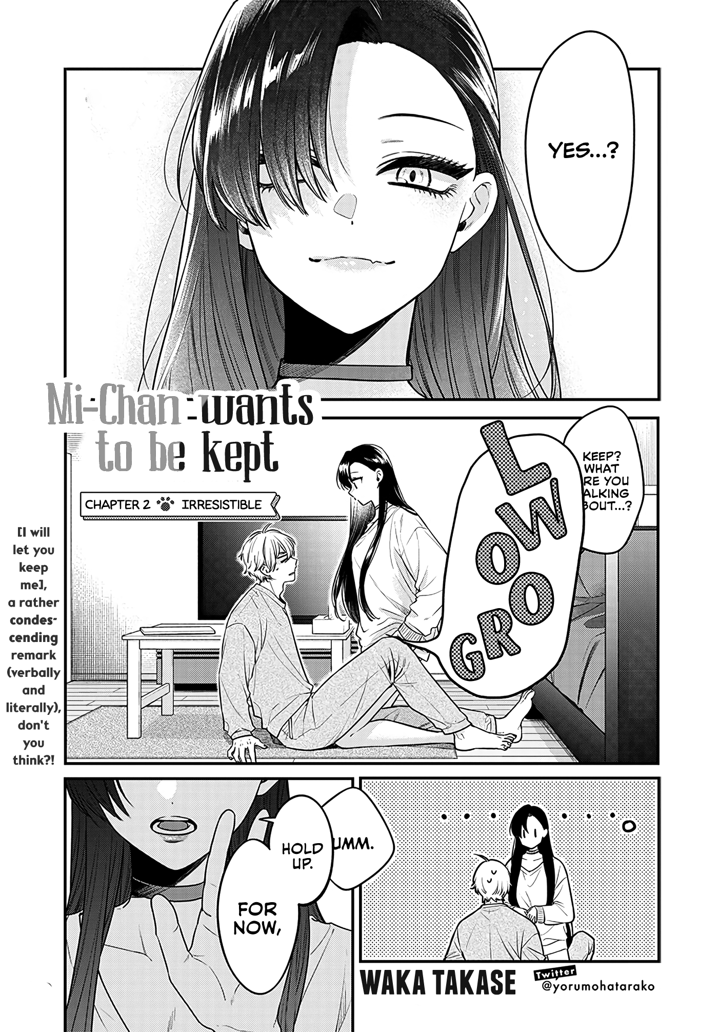 Mii-chan wa Kawaretai Irresistible 第1页