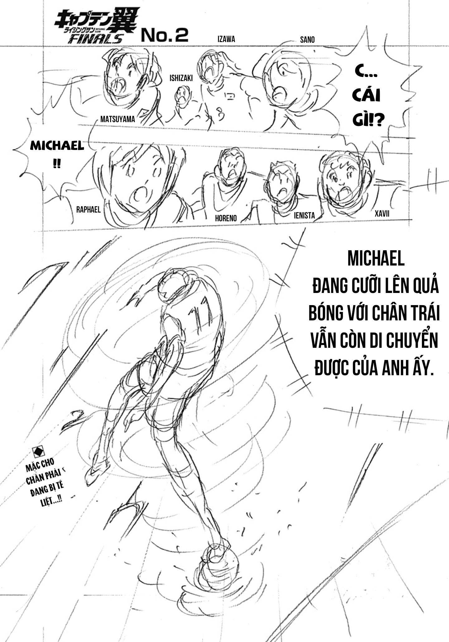 Captain Tsubasa: Rising Sun - FINALS Michael phản công 第1页
