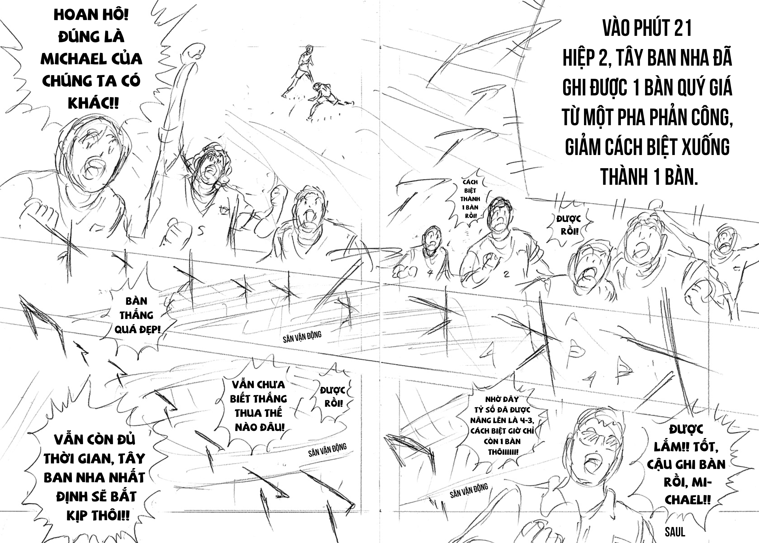 Captain Tsubasa: Rising Sun - FINALS Michael phản công 第16页