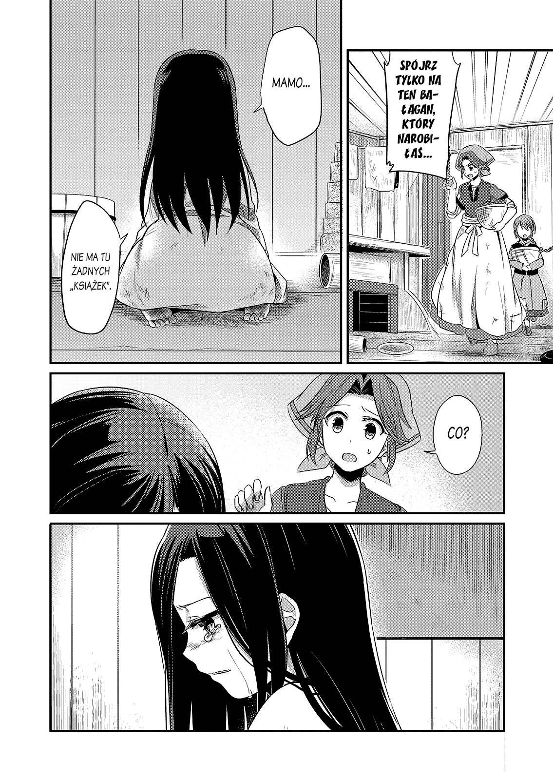 Honzuki no Gekokujou: Shisho ni Naru tame ni wa Shudan o Erandeiraremasen—Dai-1 Bu: Hon ga Nai nara Tsukureba Ii! Nowe życie 第37页
