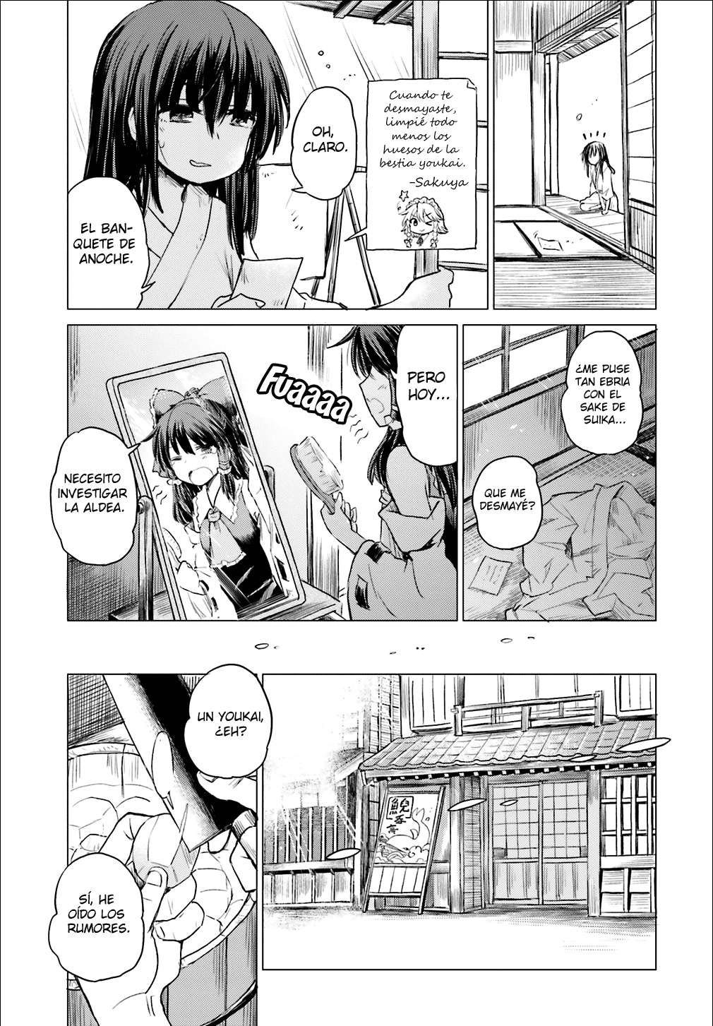 Touhou Suichouka: Lotus Eater-tachi no Suisei Una tarde de borrachera no deja recuerdos (parte 1) 第35页