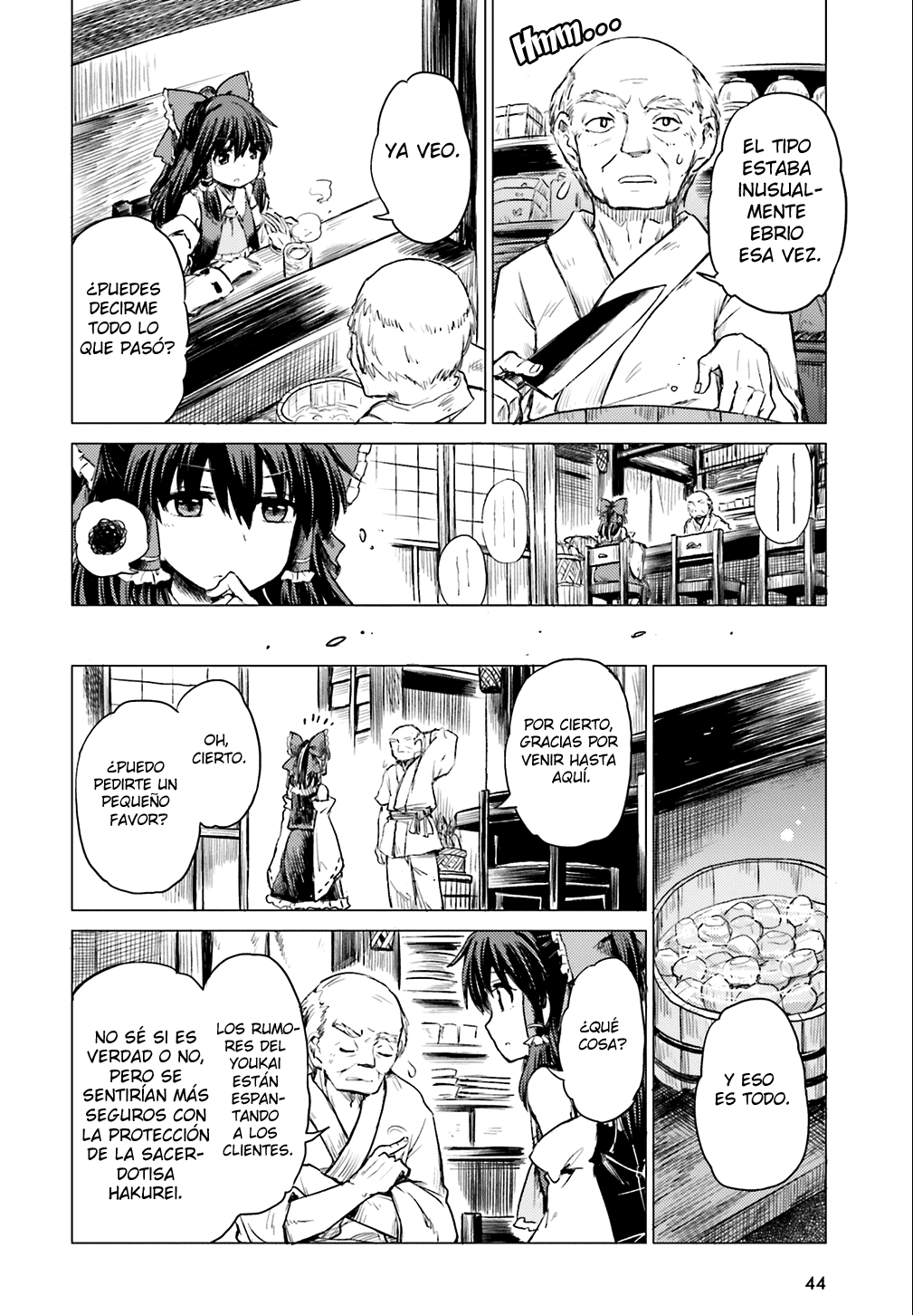 Touhou Suichouka: Lotus Eater-tachi no Suisei Una tarde de borrachera no deja recuerdos (parte 1) 第36页
