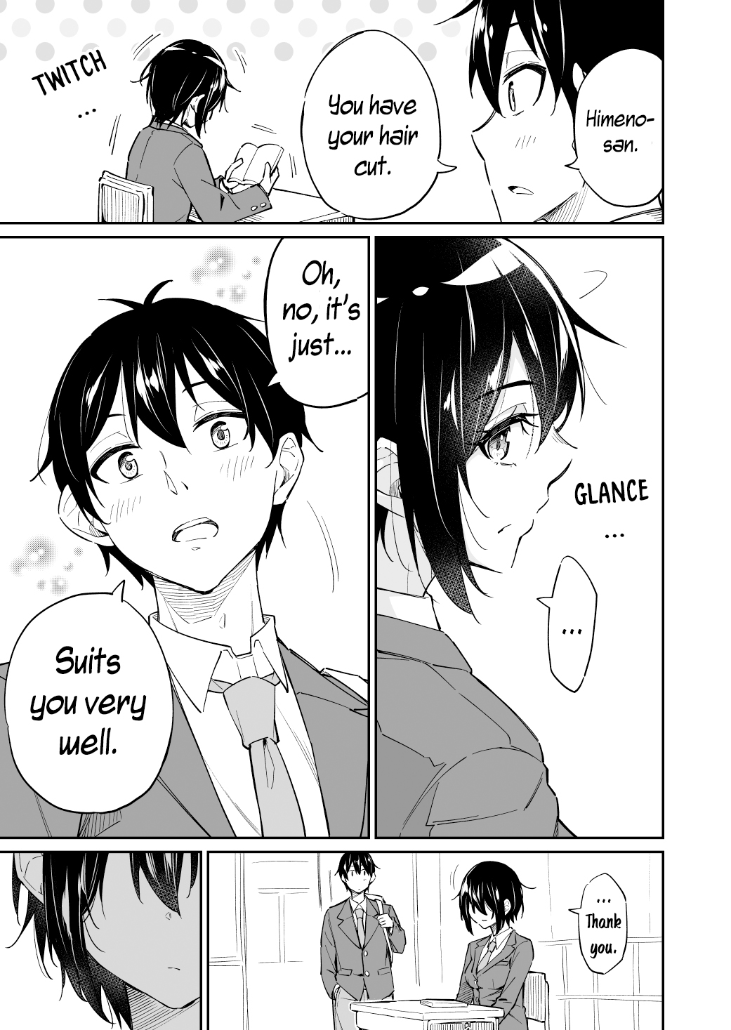 Cutting Her Hair After Finding out That the Person She Likes, Likes Short Cuts Cutting her hair after finding out that the person she likes likes short cuts 第3页