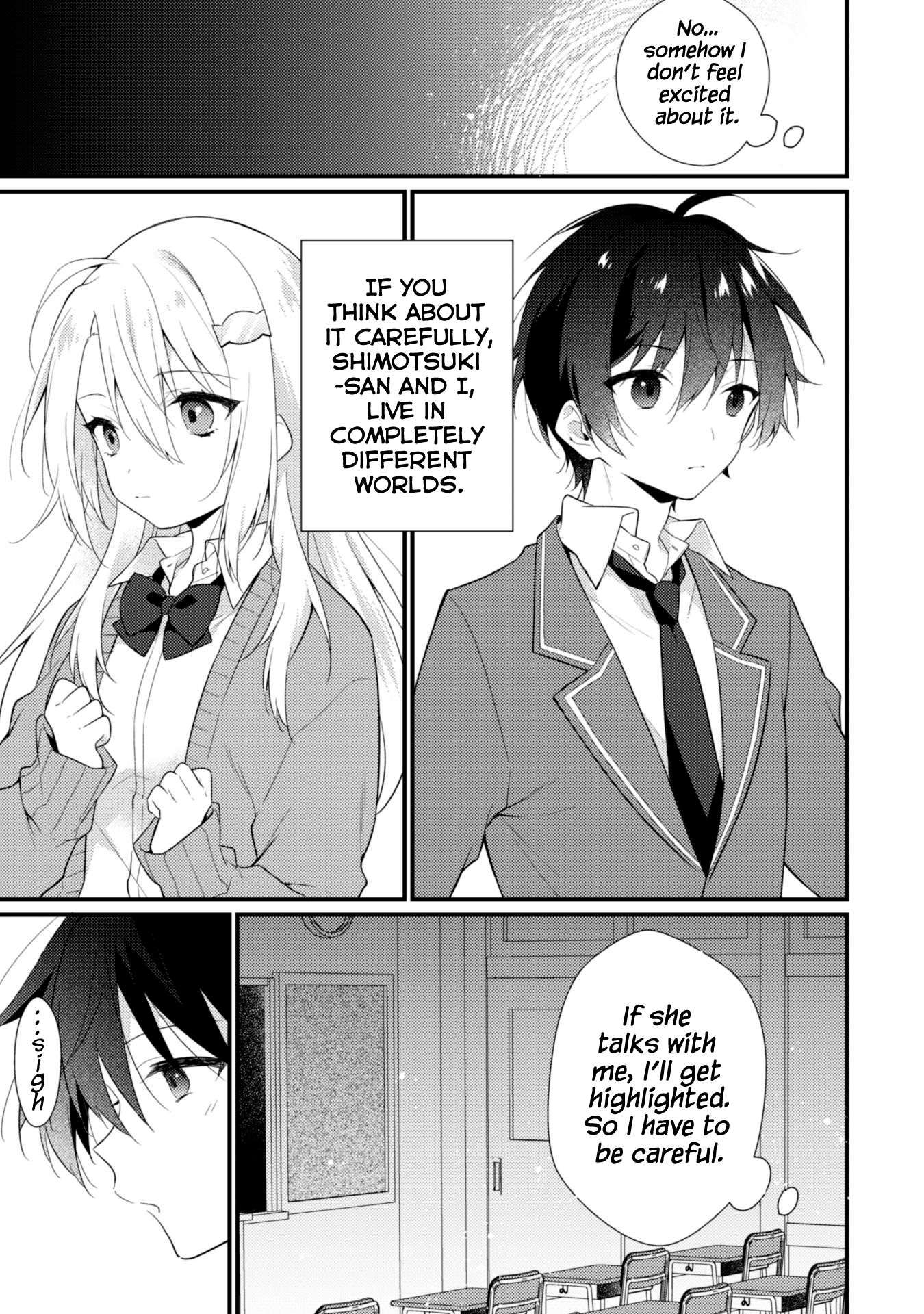 Shimotsuki-san wa Mobu ga Suki: Hitomishiri na Kanojo wa Ore ni Dake Dere Amai Vol. 1 Ch. 2 第8页