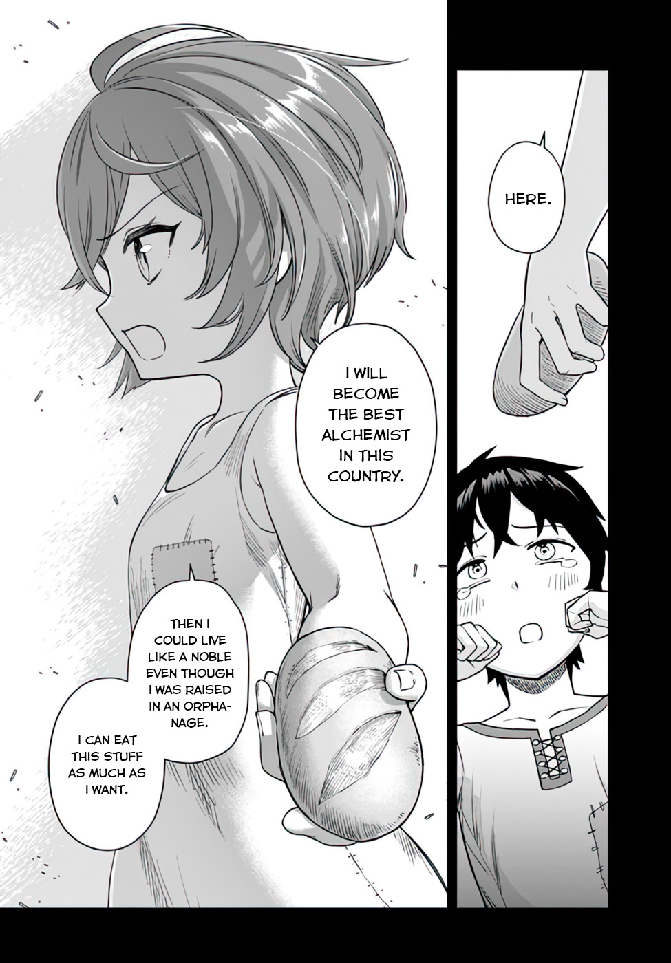Ore Igai Dare mo Saishu Dekinai Sozai na no ni "Sozai Saishuritsu ga Hikui" to Pawahara suru Osananajimi Renkinjutsushi to Zetsuen shita Senzoku Madoushi, Henkyou no Machi de Slow Life wo Okuritai. A genius alchemist and an incompetent assistant 第17页