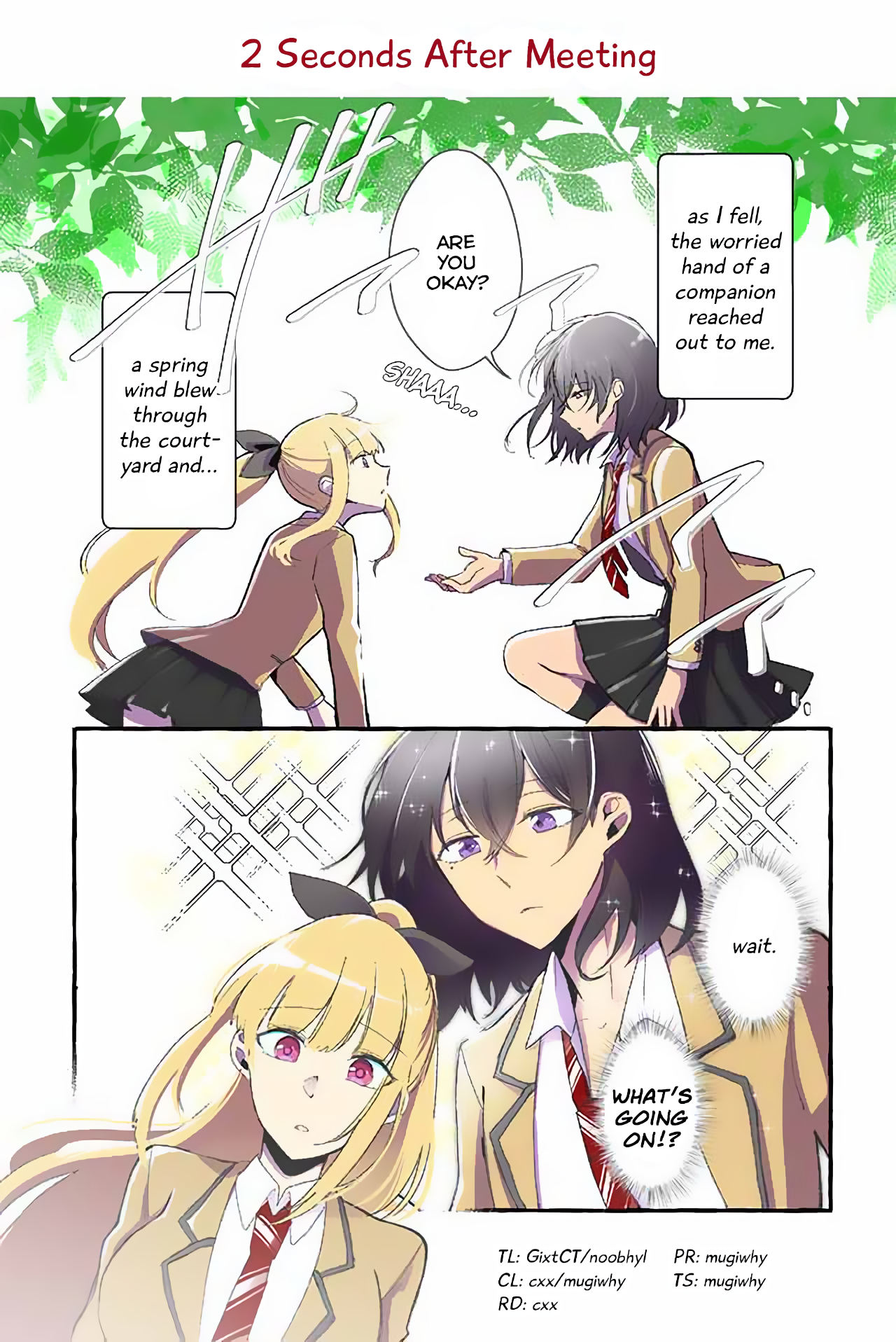 Dokyuusei no Oshi Sakka ni Yuri Mousou ga Bareta Kekka 第1页