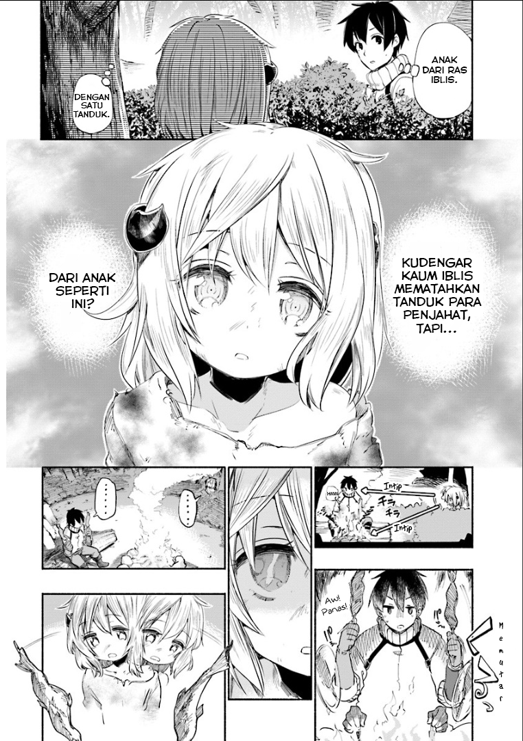 Uchi no Ko no Tame naraba, Ore wa Moshikashitara Maou mo Taoseru kamo Shirenai. Pemuda, Bertemu Seorang Gadis Kecil 第6页