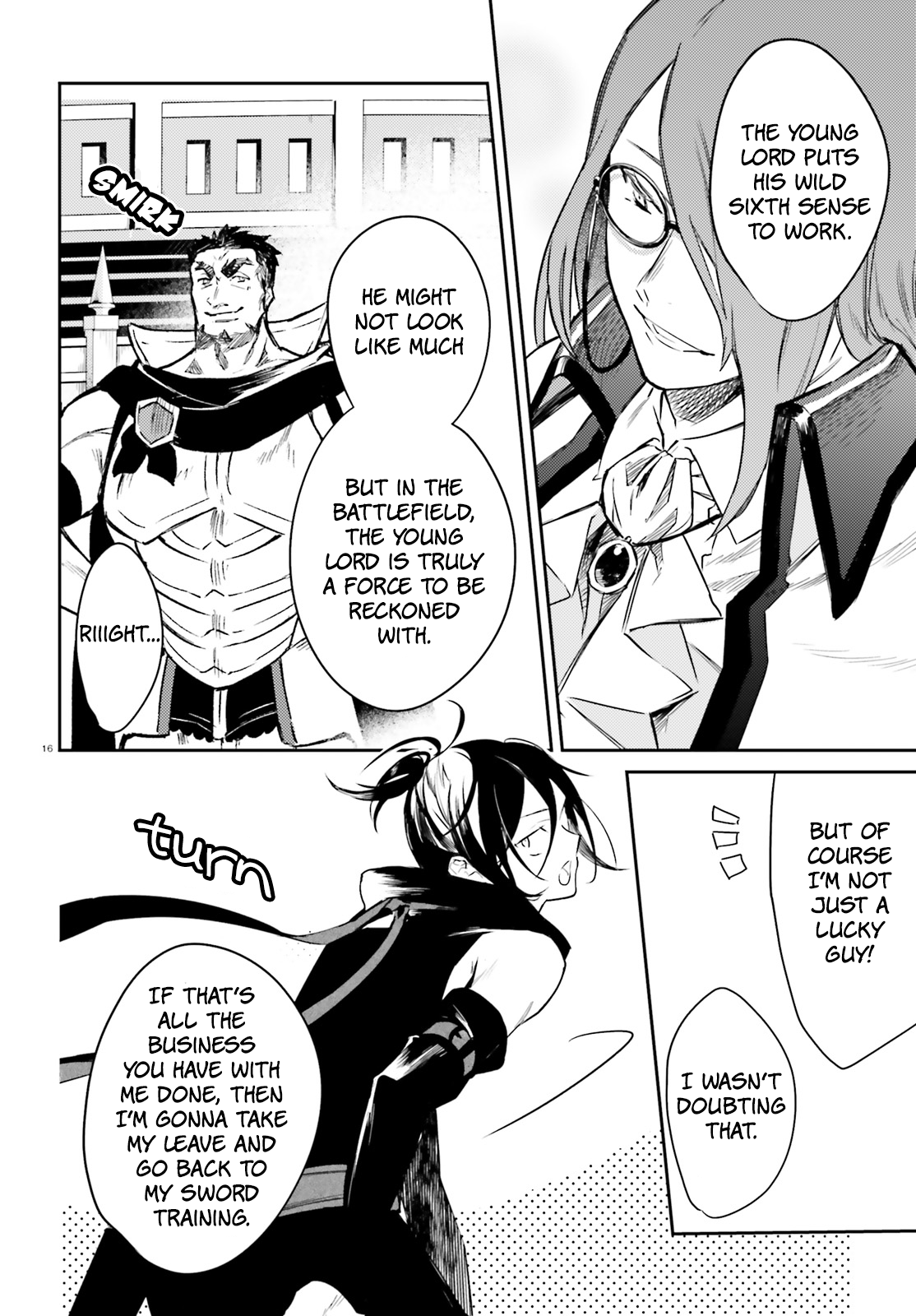 Kenki Renka: Re:Zero kara Hajimeru Isekai Seikatsu † Shinmeitan Sword Demon, Enlistment. 第16页