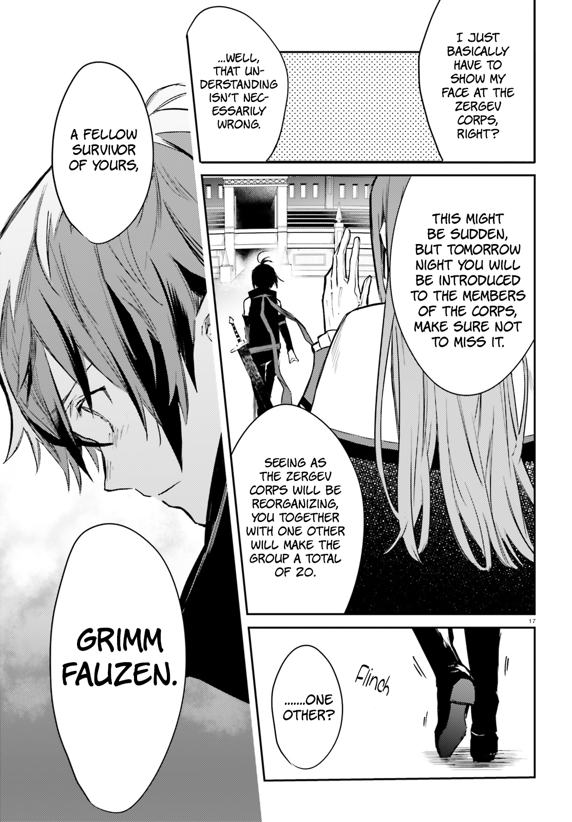 Kenki Renka: Re:Zero kara Hajimeru Isekai Seikatsu † Shinmeitan Sword Demon, Enlistment. 第17页