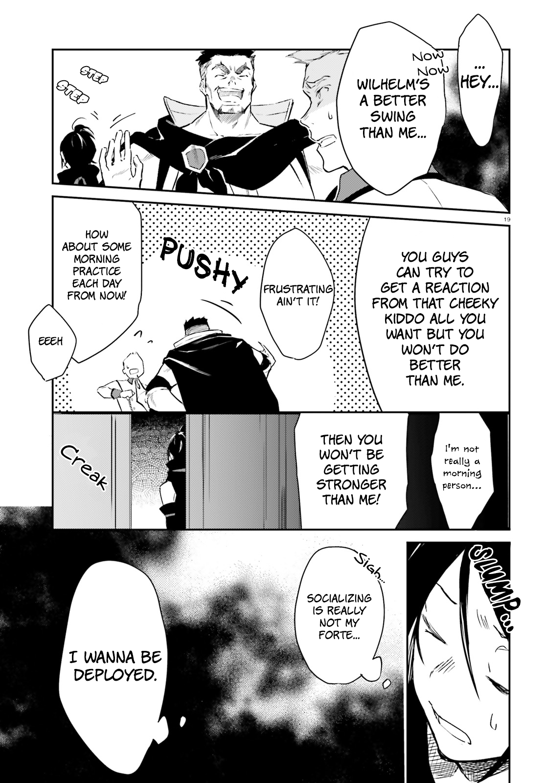 Kenki Renka: Re:Zero kara Hajimeru Isekai Seikatsu † Shinmeitan Sword Demon, Enlistment. 第19页