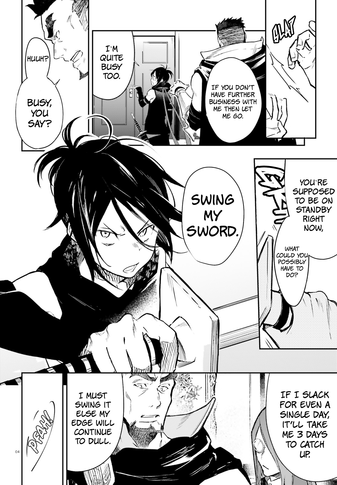 Kenki Renka: Re:Zero kara Hajimeru Isekai Seikatsu † Shinmeitan Sword Demon, Enlistment. 第4页