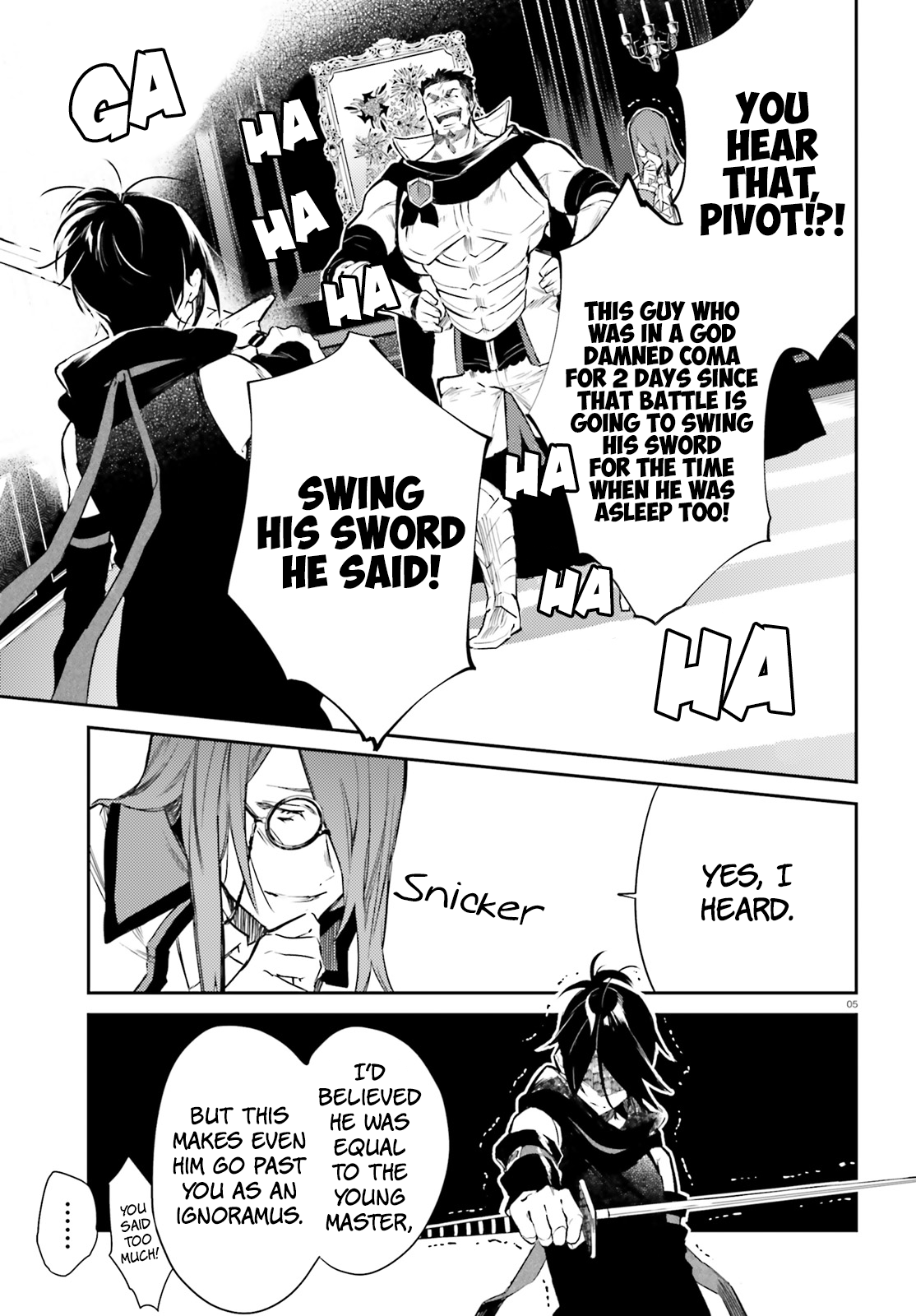 Kenki Renka: Re:Zero kara Hajimeru Isekai Seikatsu † Shinmeitan Sword Demon, Enlistment. 第5页