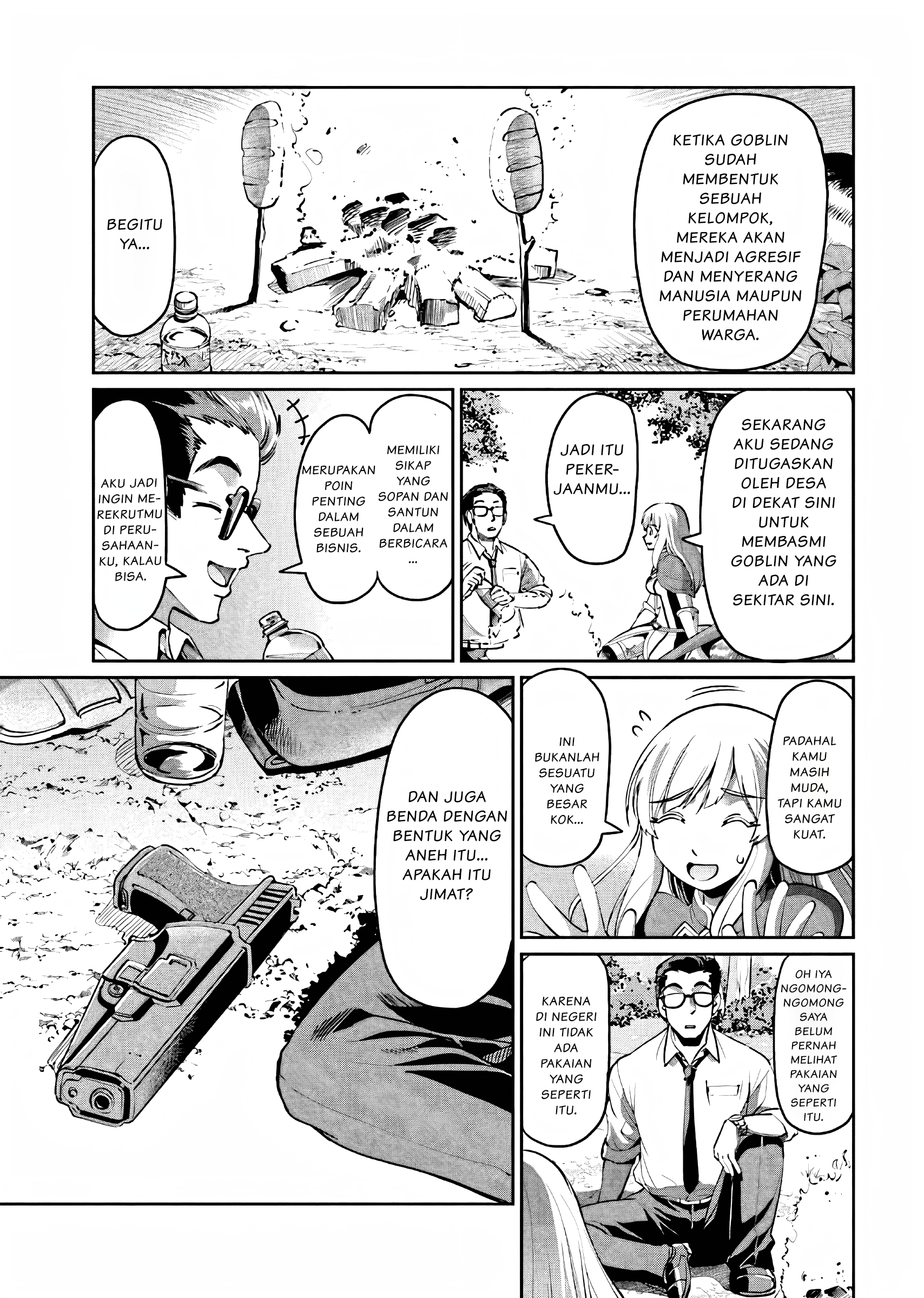 Isekai Shoukan Ojisan no Juu Musou Life: Sabage-zuki Salaryman wa Kaisha Owari ni Isekai e Chokki Suru Dunia Lain Dan Senapan 第14页