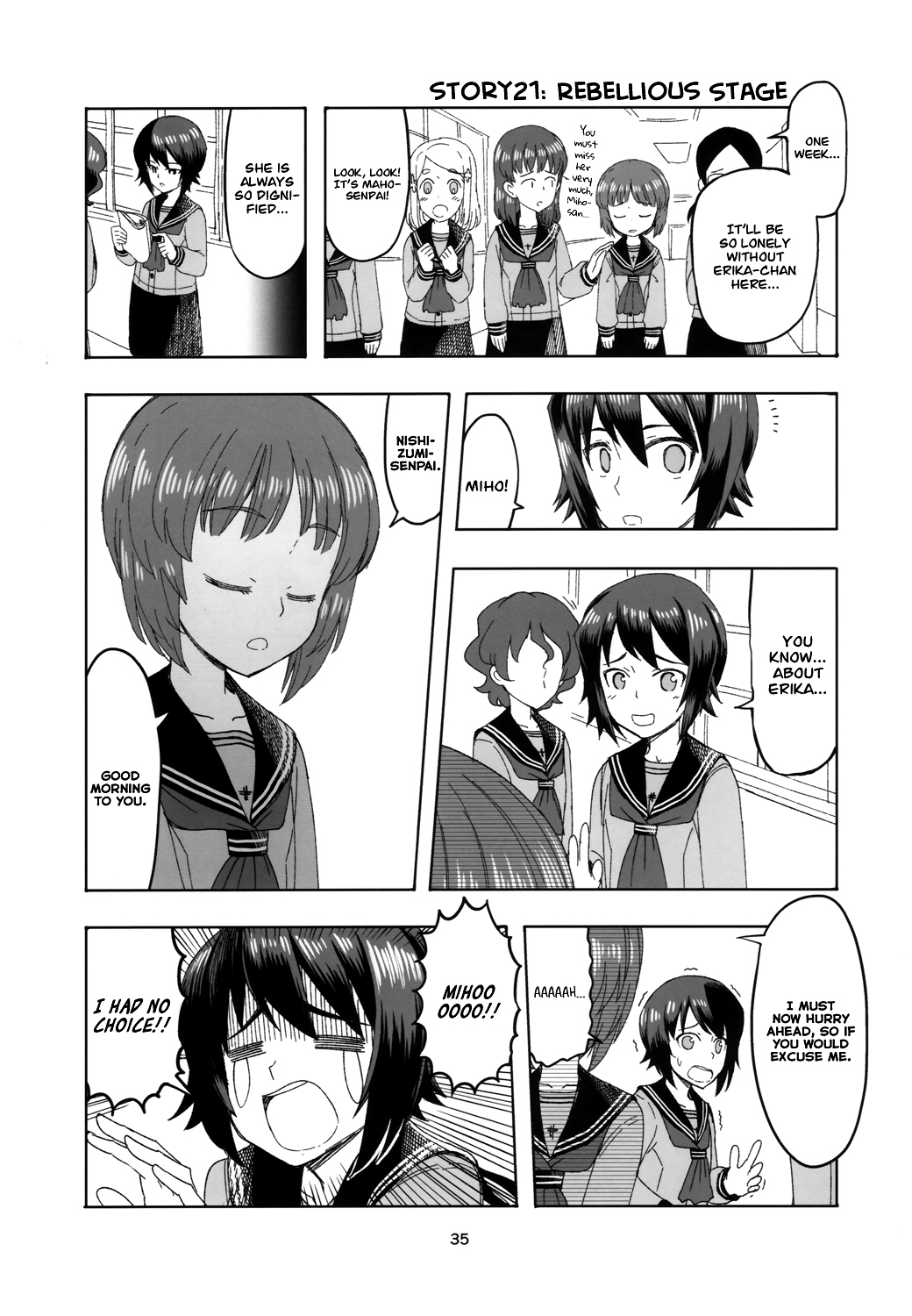 Girls und Panzer - Middleschool Miho and Erika (Doujinshi) Story 01-26 第34页