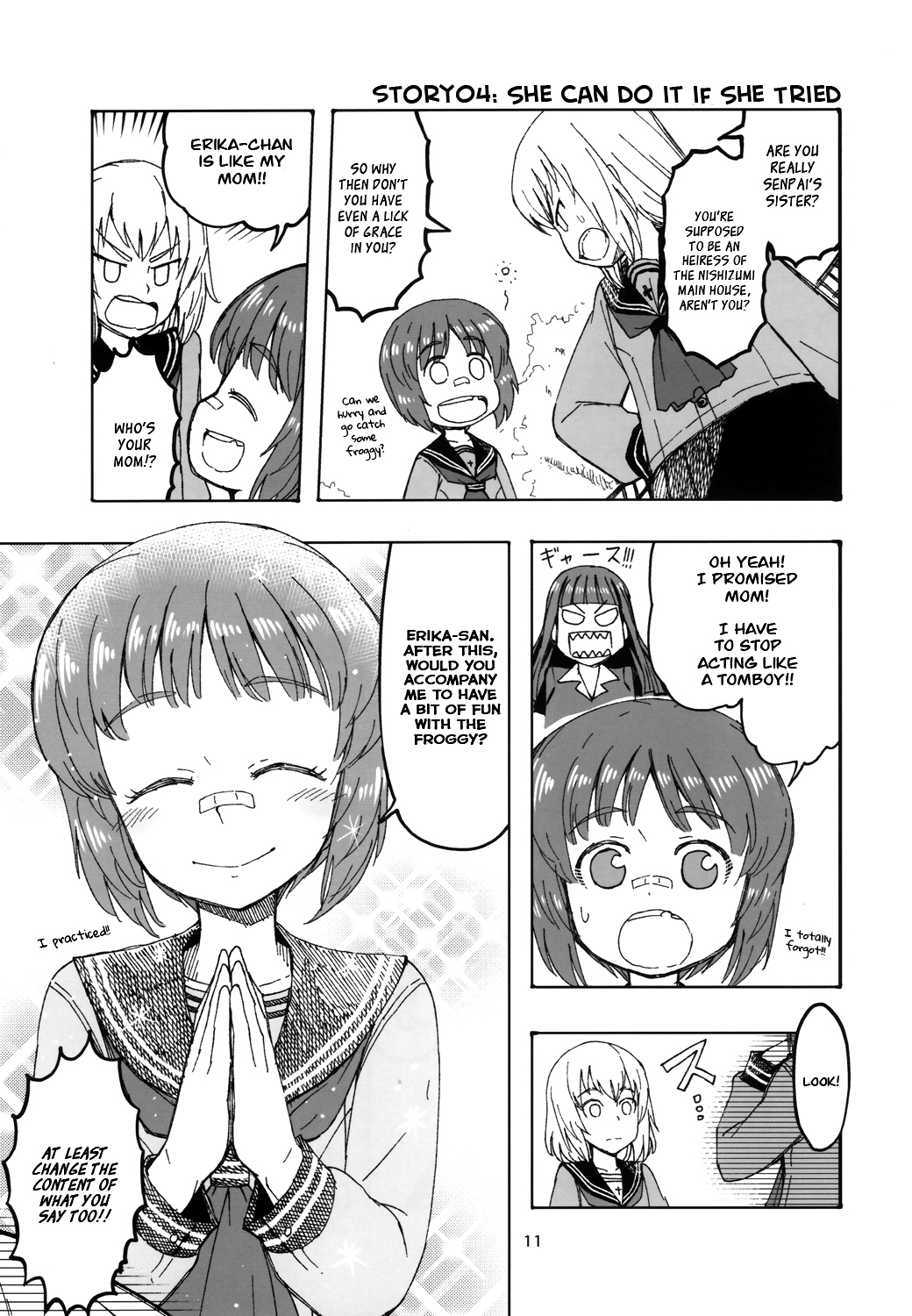 Girls und Panzer - Middleschool Miho and Erika (Doujinshi) Story 01-26 第10页