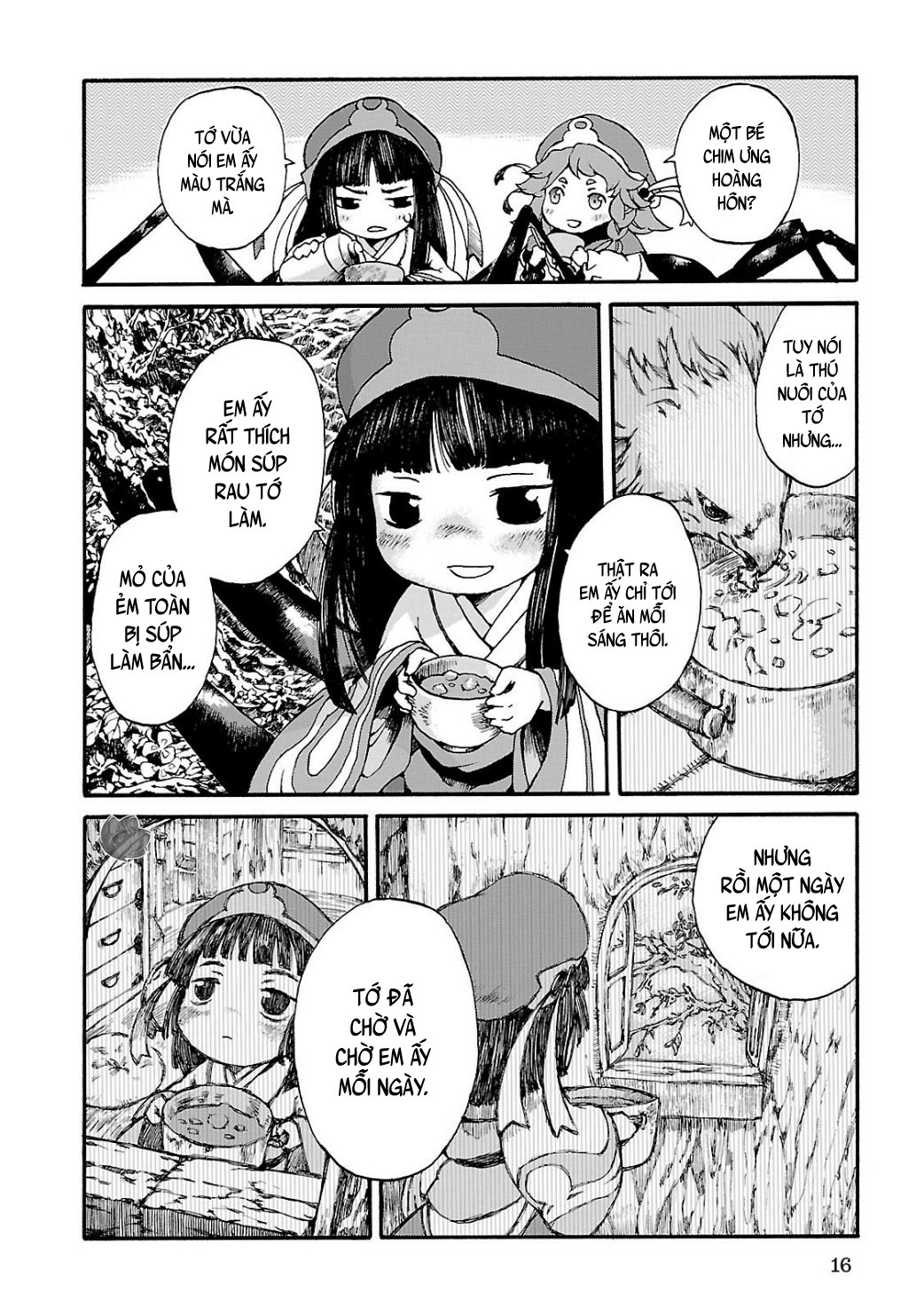 Hakumei to Mikochi Sắc đỏ thắm của ngày hôm qua 第16页