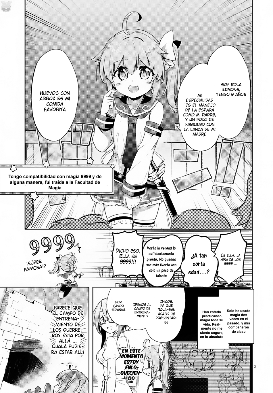 Kenshi wo Mezashite Nyuugaku shita no ni Mahou Tekisei 9999 nan desu kedo!? ¡Oh, no, a este ritmo, me va a gustar! 第4页