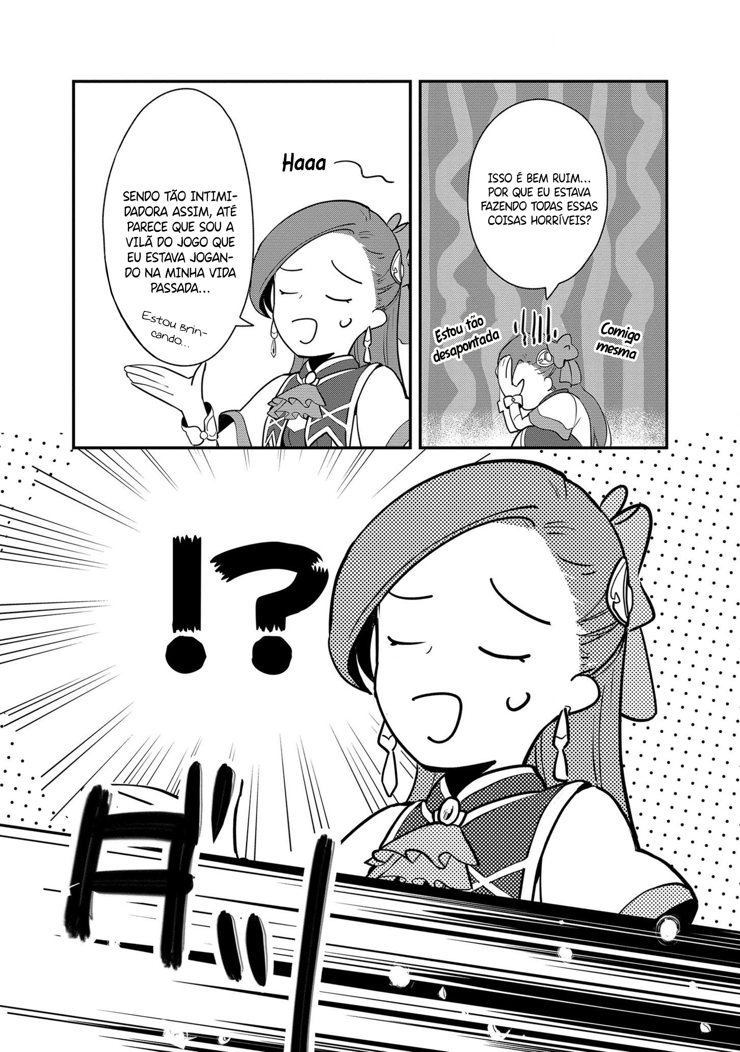 Otome Game no Hametsu Flag shika nai Akuyaku Reijou ni Tensei shite shimatta... Zettai Zetsumei! Hametsu Sunzen Hen Uma menina de 15 anos chamada Katarina recupera as memórias de sua vida passada. 第18页