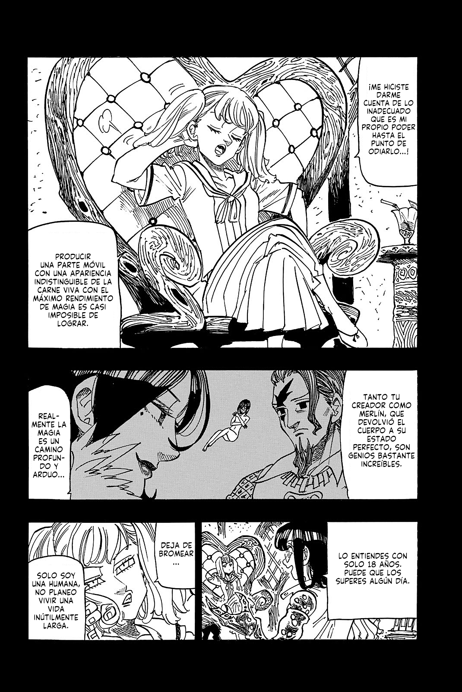 The Seven Deadly Sins: Four Knights of the Apocalypse Extras del volumen 18 第14页