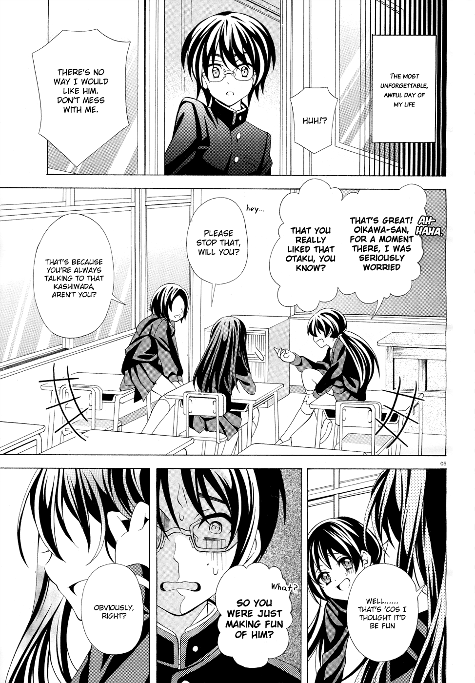 Omae o Otaku ni Shiteyaru kara, Ore o Riajuu ni Shitekure! Pact 1 - Once and For All, I shall Become a Closet Otaku 第4页