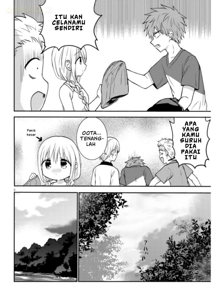 Kao ni Denai Kashiwada-san to Kao ni Deru Oota-kun + Kashiwada-san dan Oota-kun dan Tepi Sungai 第9页