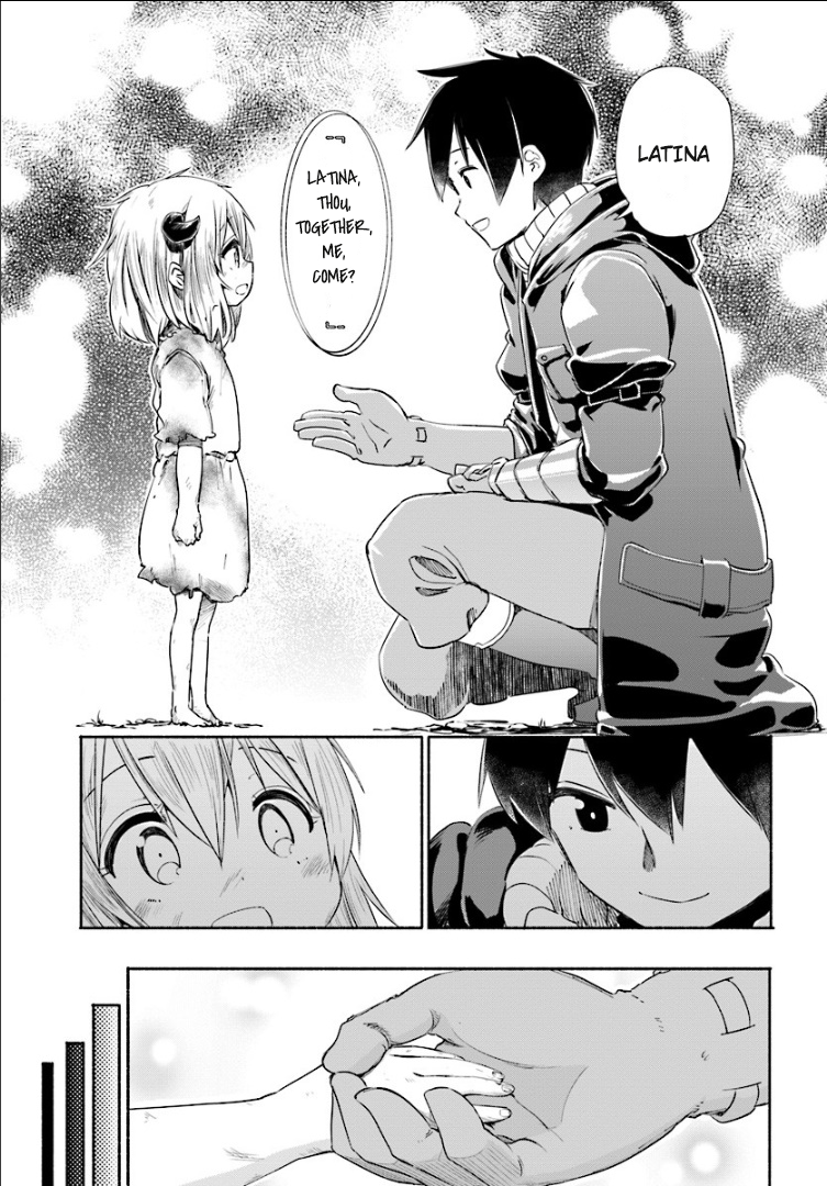 Uchi no Ko no Tame naraba, Ore wa Moshikashitara Maou mo Taoseru kamo Shirenai. Youth, Meeting With the Young Girl 第10页