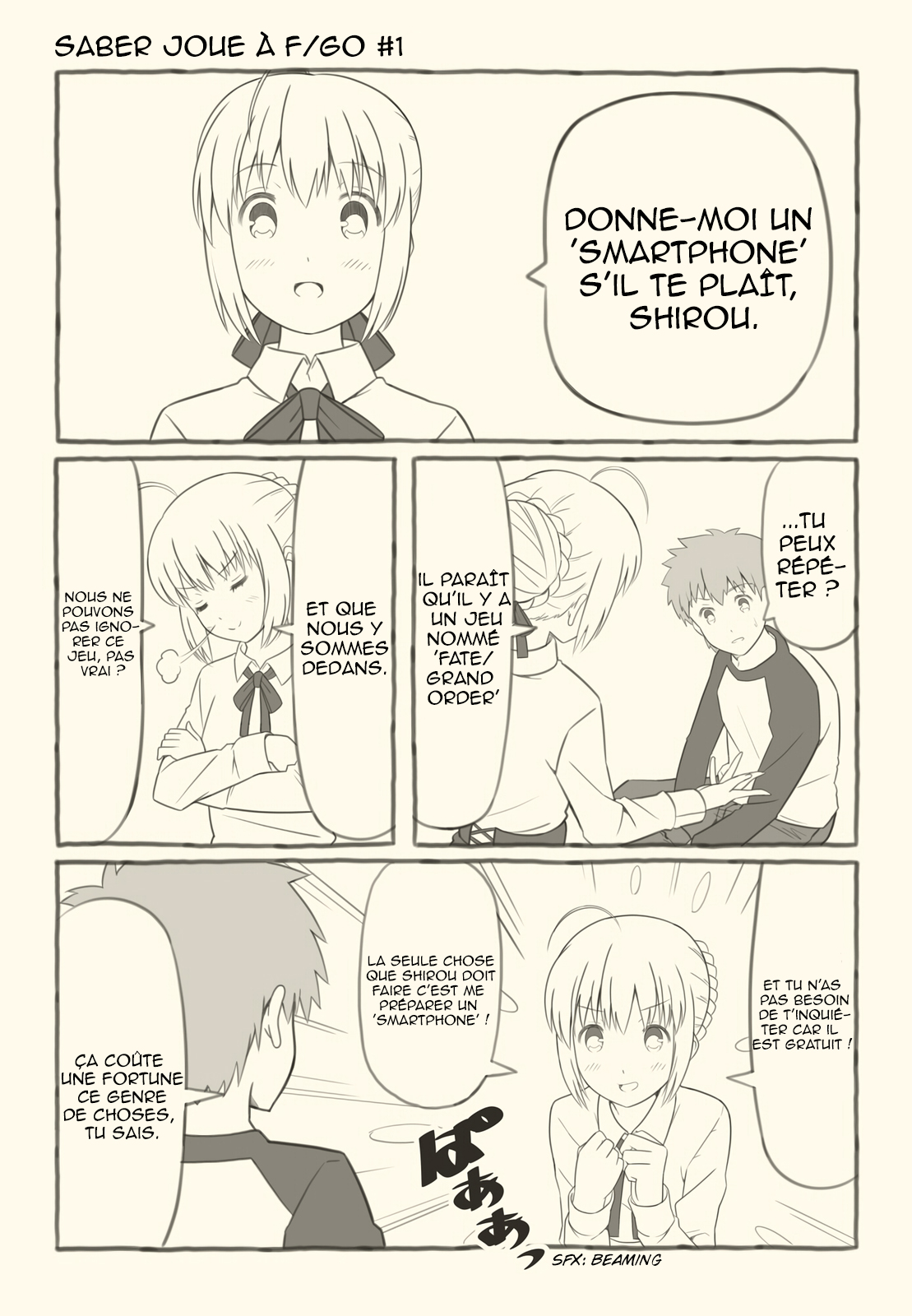 Fate/stay night - Saber Plays Fate/Grand Order (Doujinshi) 第6页
